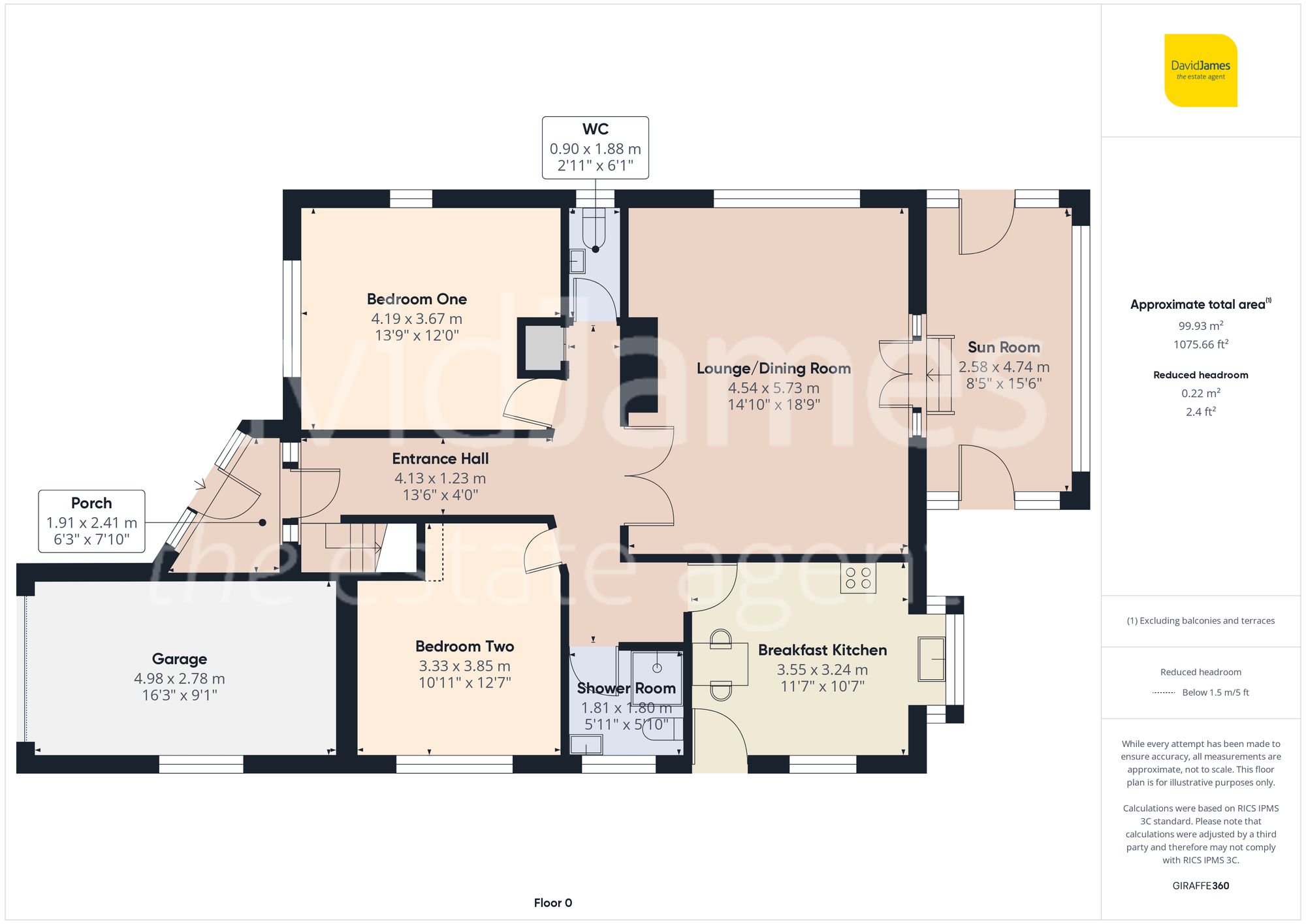 Floorplan for Cheadle Close, Mapperley, Nottingham