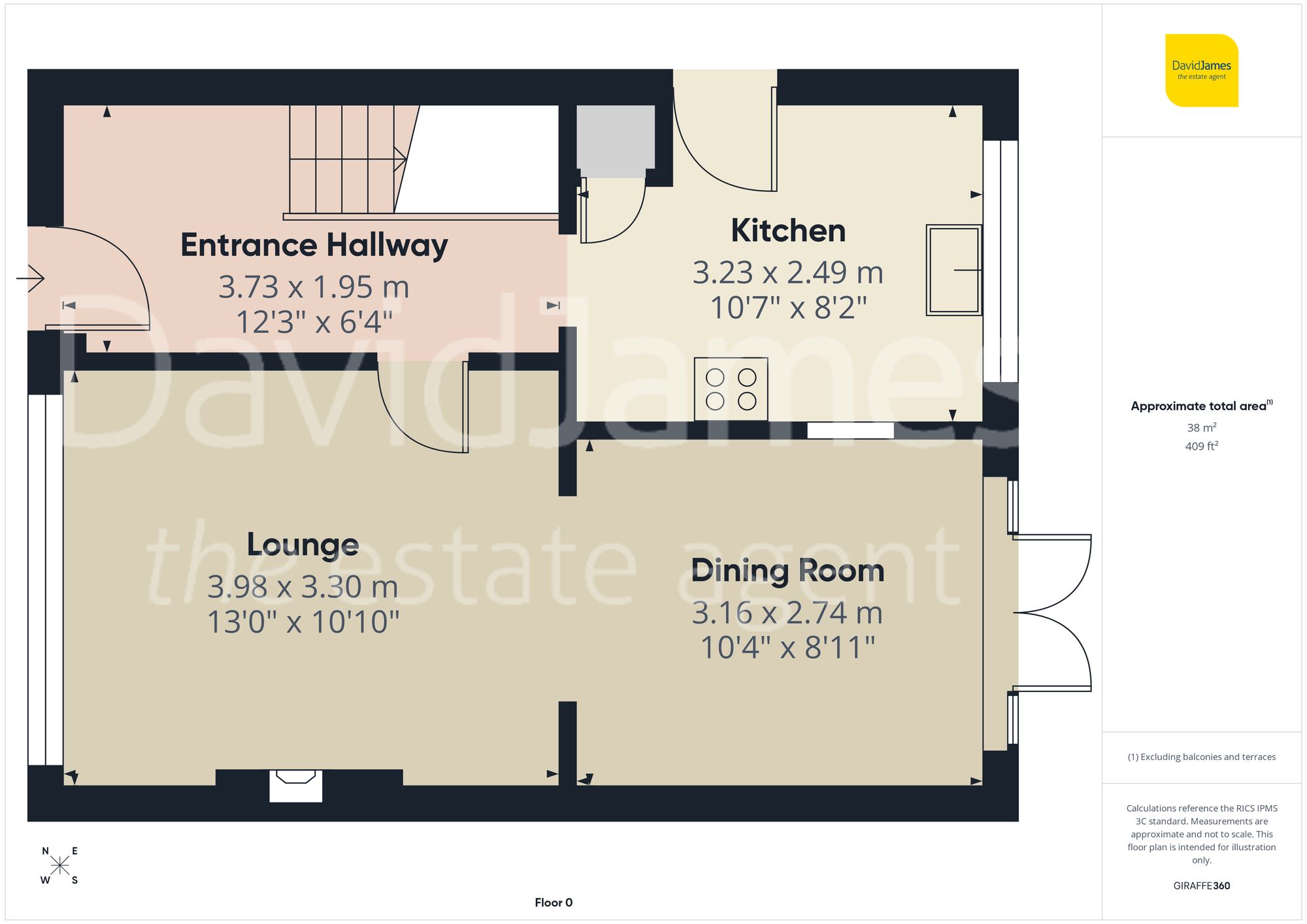 Floorplan for Ramsey Drive, Arnold, Nottingham