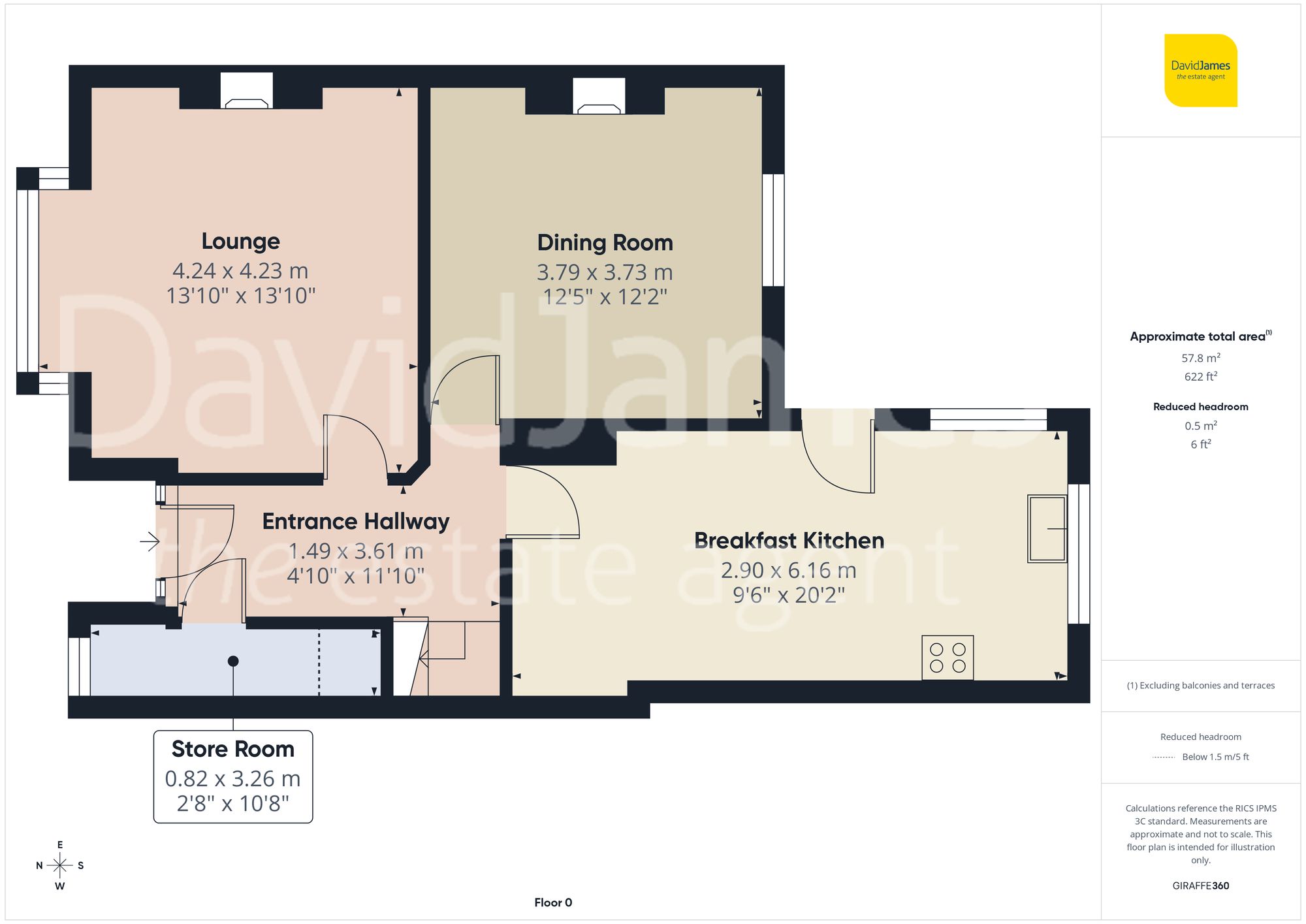 Floorplan for Winchester Street, Sherwood, Nottingham