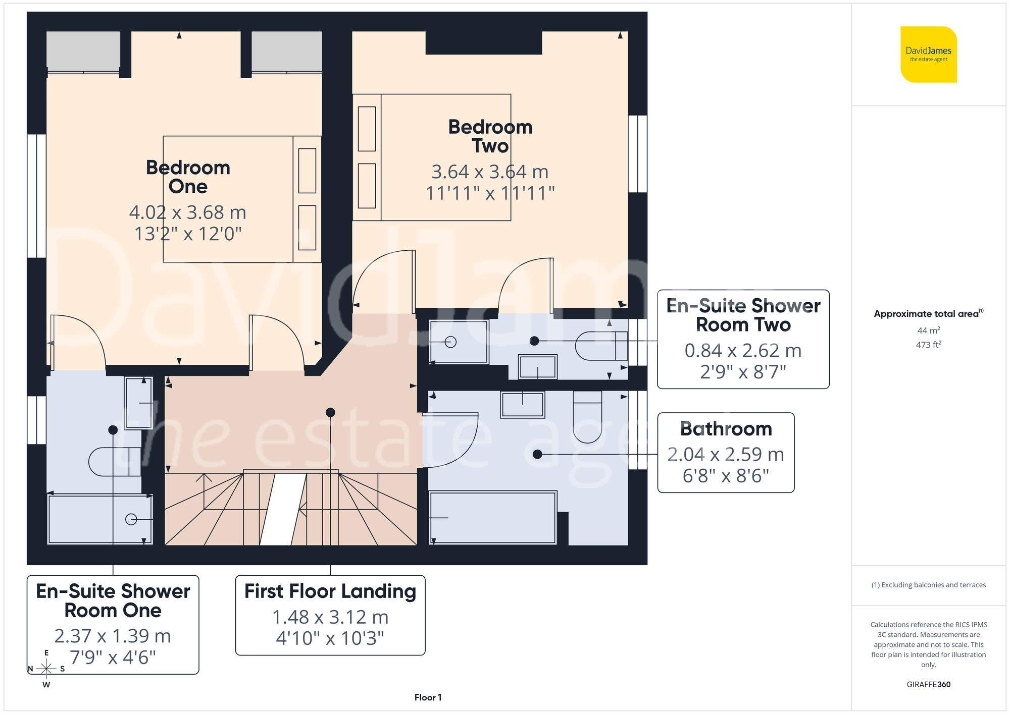 Floorplan for Winchester Street, Sherwood, Nottingham