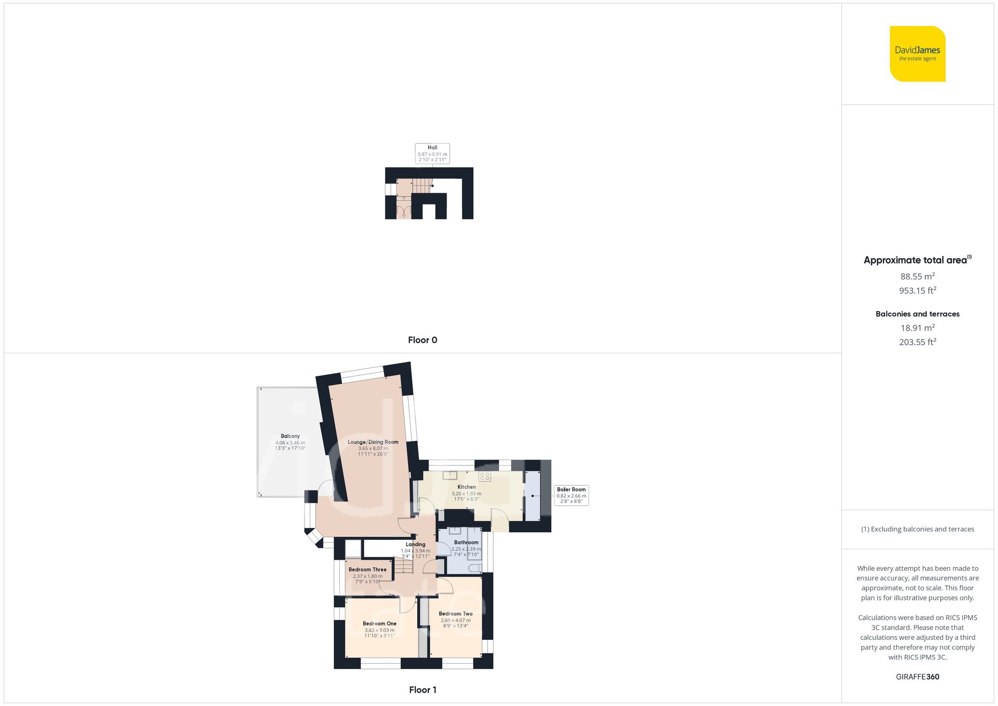 Floorplan for Patterdale Road, Woodthorpe, Nottingham