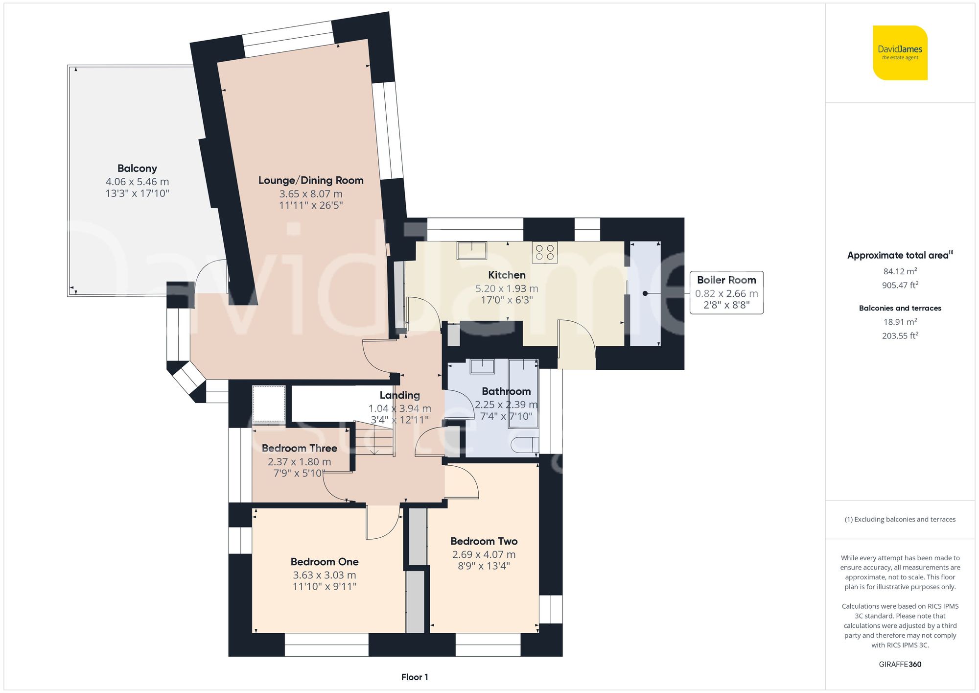 Floorplan for Patterdale Road, Woodthorpe, Nottingham