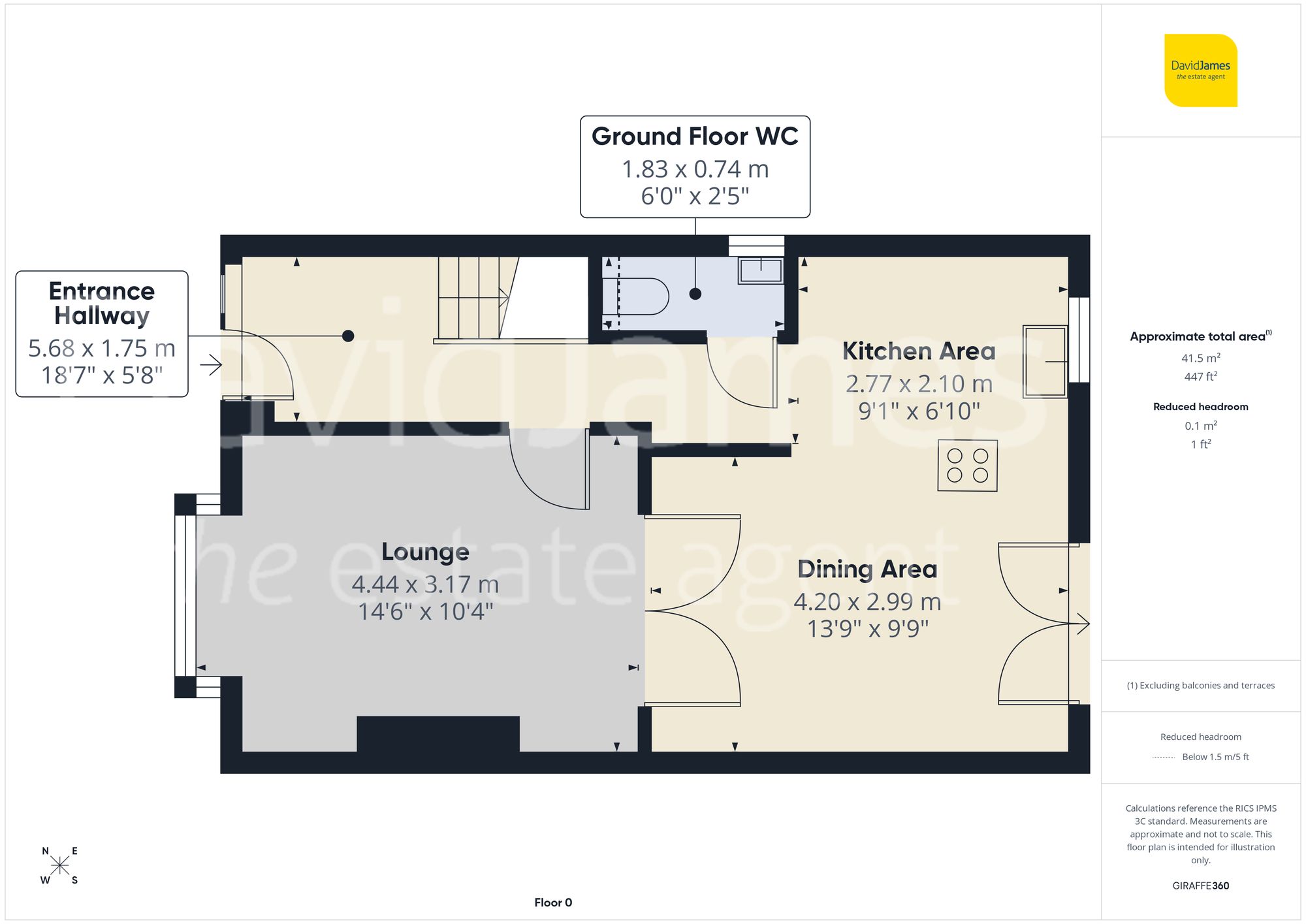 Floorplan for Kent Road, Mapperley, Nottingham