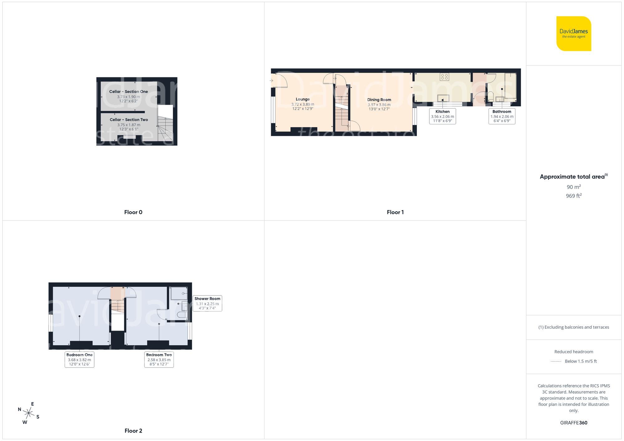 Floorplan for Carlton Road, Nottingham