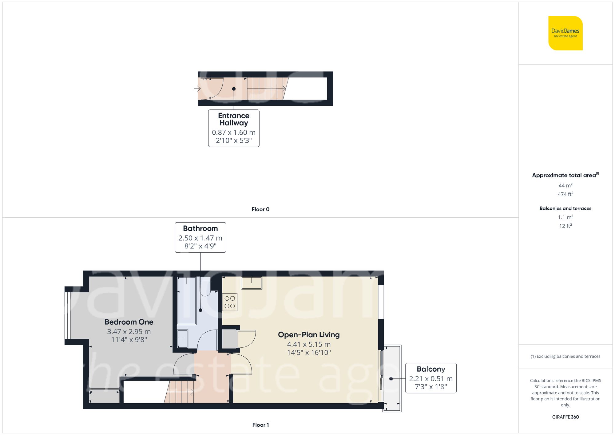 Floorplan for Douglas Court, Carlton, Nottingham