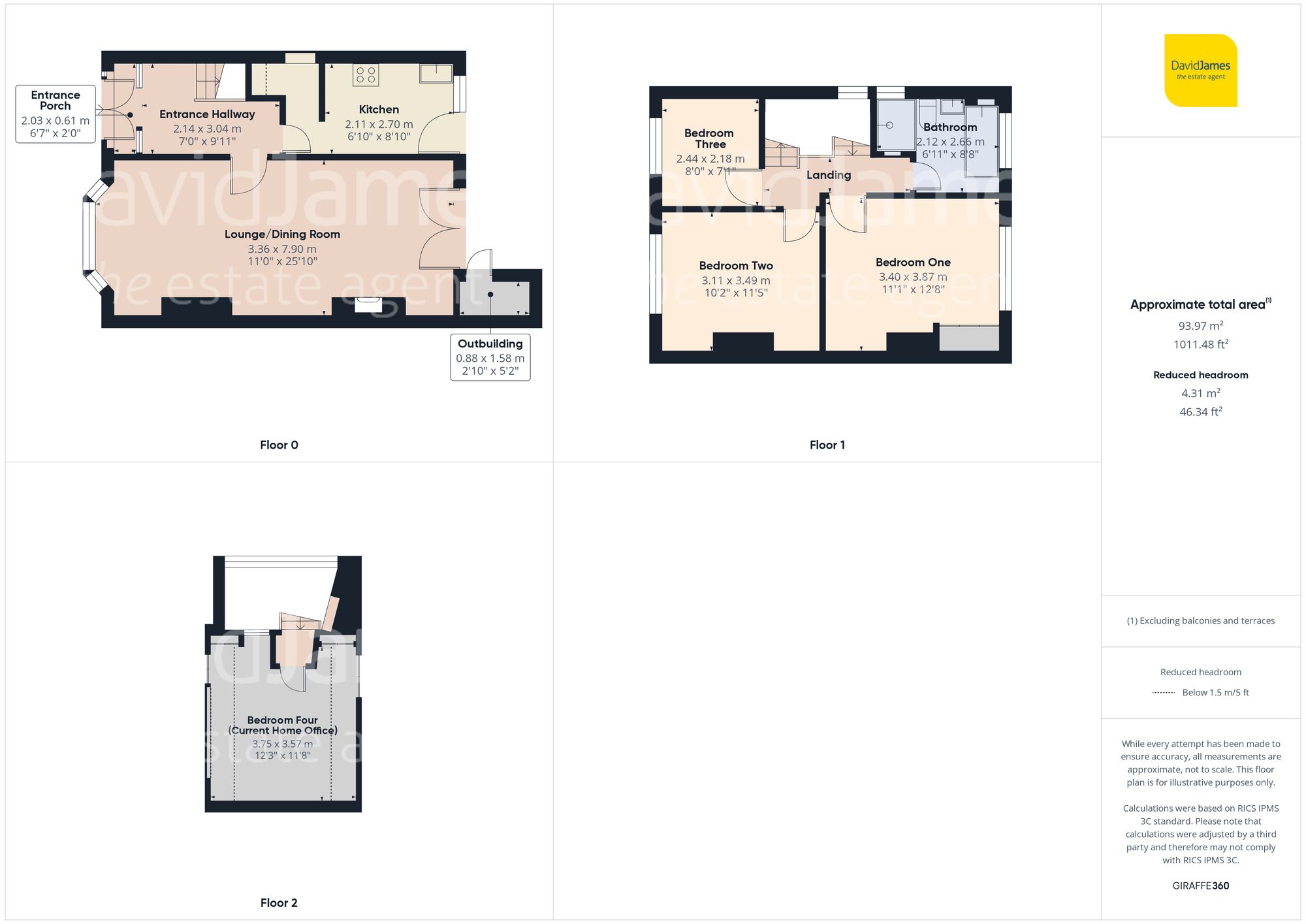 Floorplan for Vernon Avenue, Carlton, Nottingham