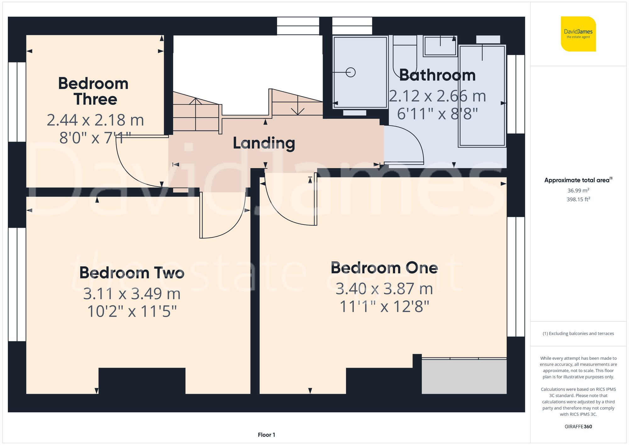 Floorplan for Vernon Avenue, Carlton, Nottingham