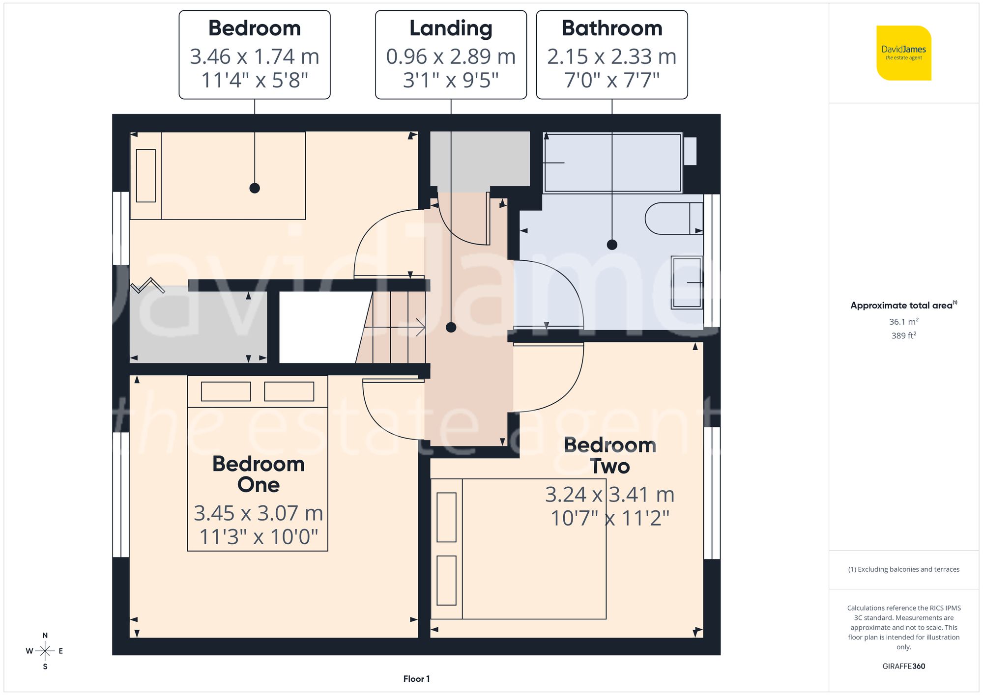Floorplan for Beckhampton Road, Bestwood Park, Nottingham