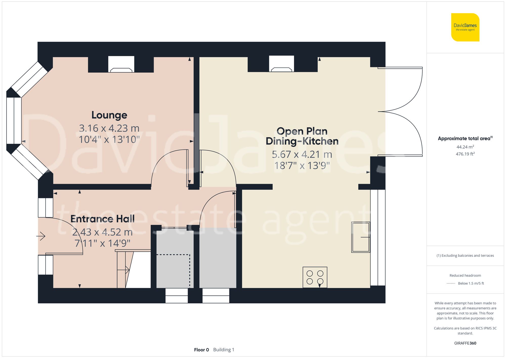 Floorplan for Woodville Drive, Sherwood, Nottingham