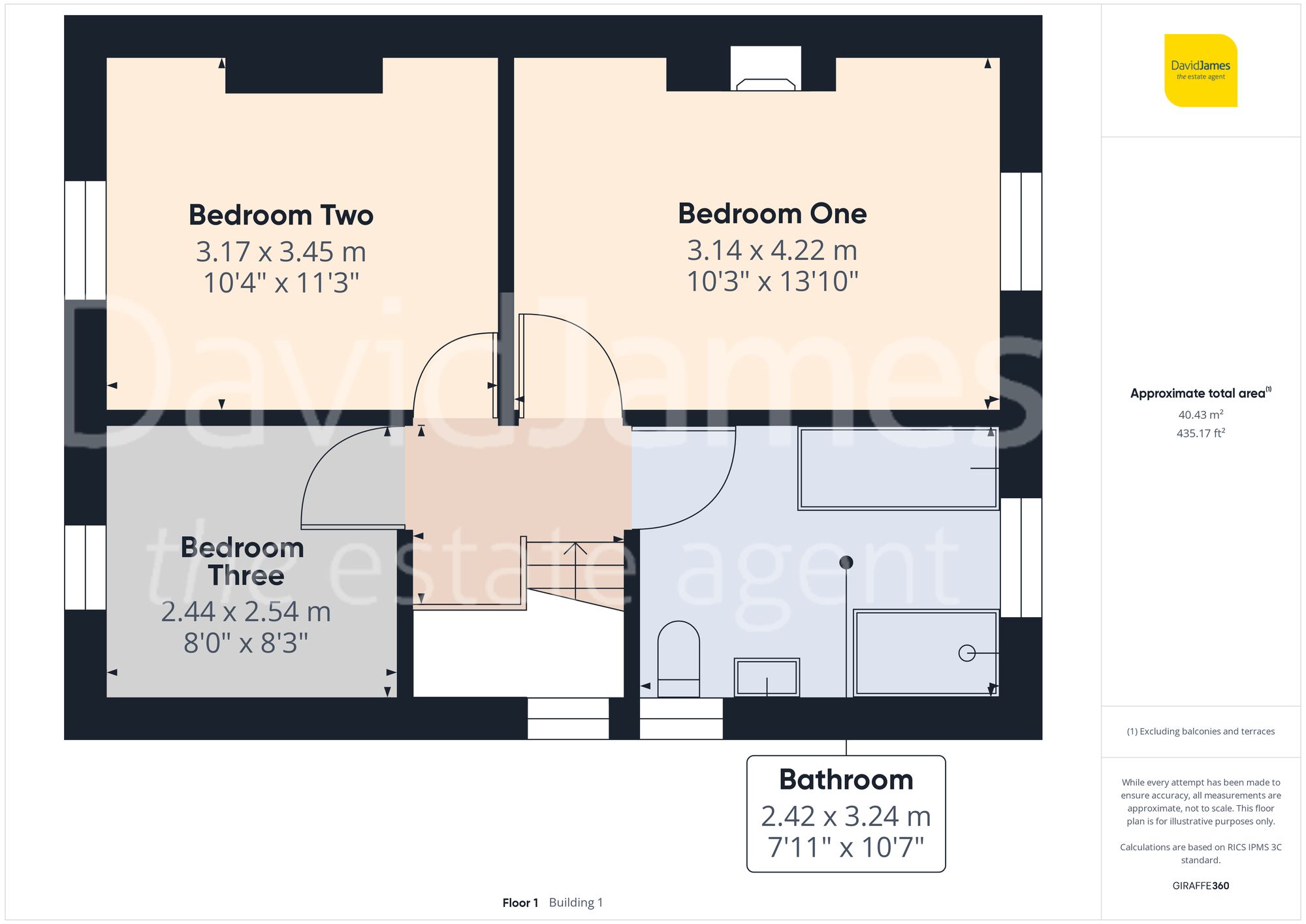 Floorplan for Woodville Drive, Sherwood, Nottingham