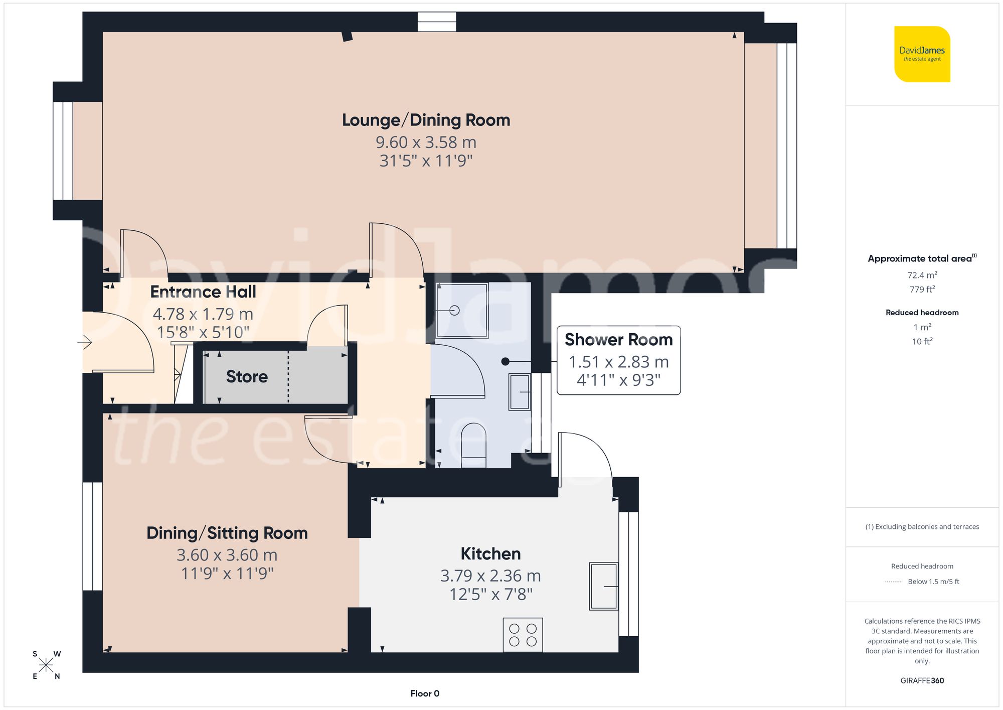 Floorplan for Spring Lane, Lambley, Nottingham