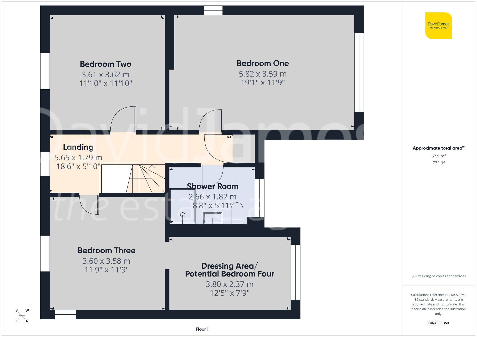 Floorplan for Spring Lane, Lambley, Nottingham