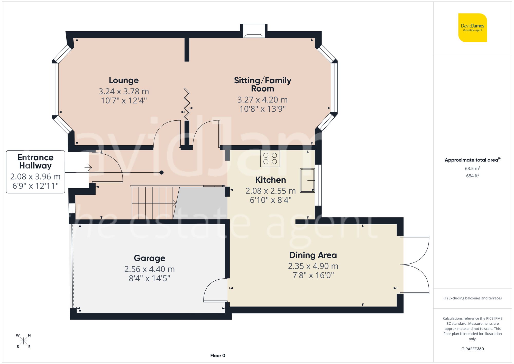 Floorplan for Pateley Road, Woodthorpe/Mapperley, Nottingham