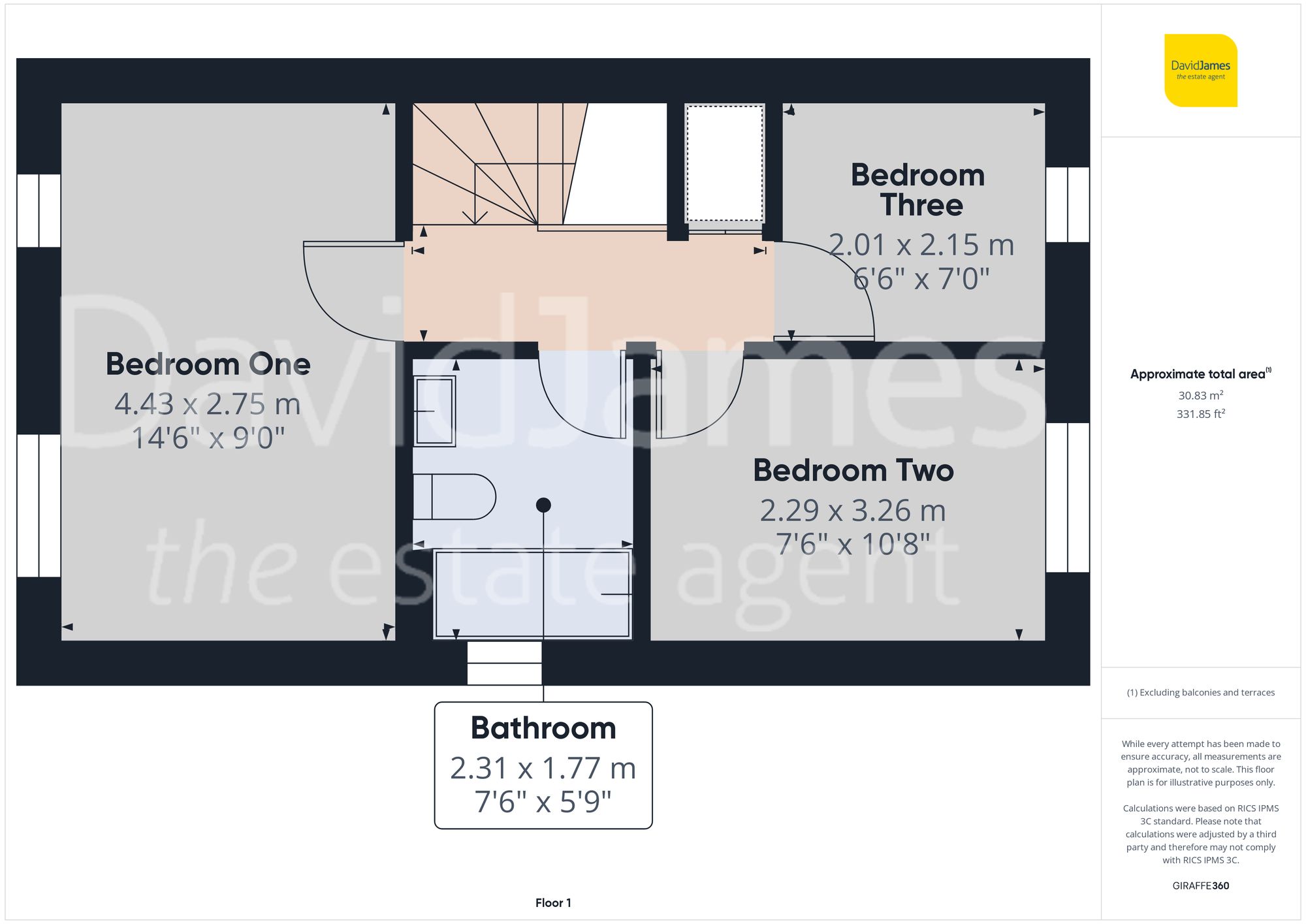 Floorplan for Rolleston Drive, Arnold, Nottingham