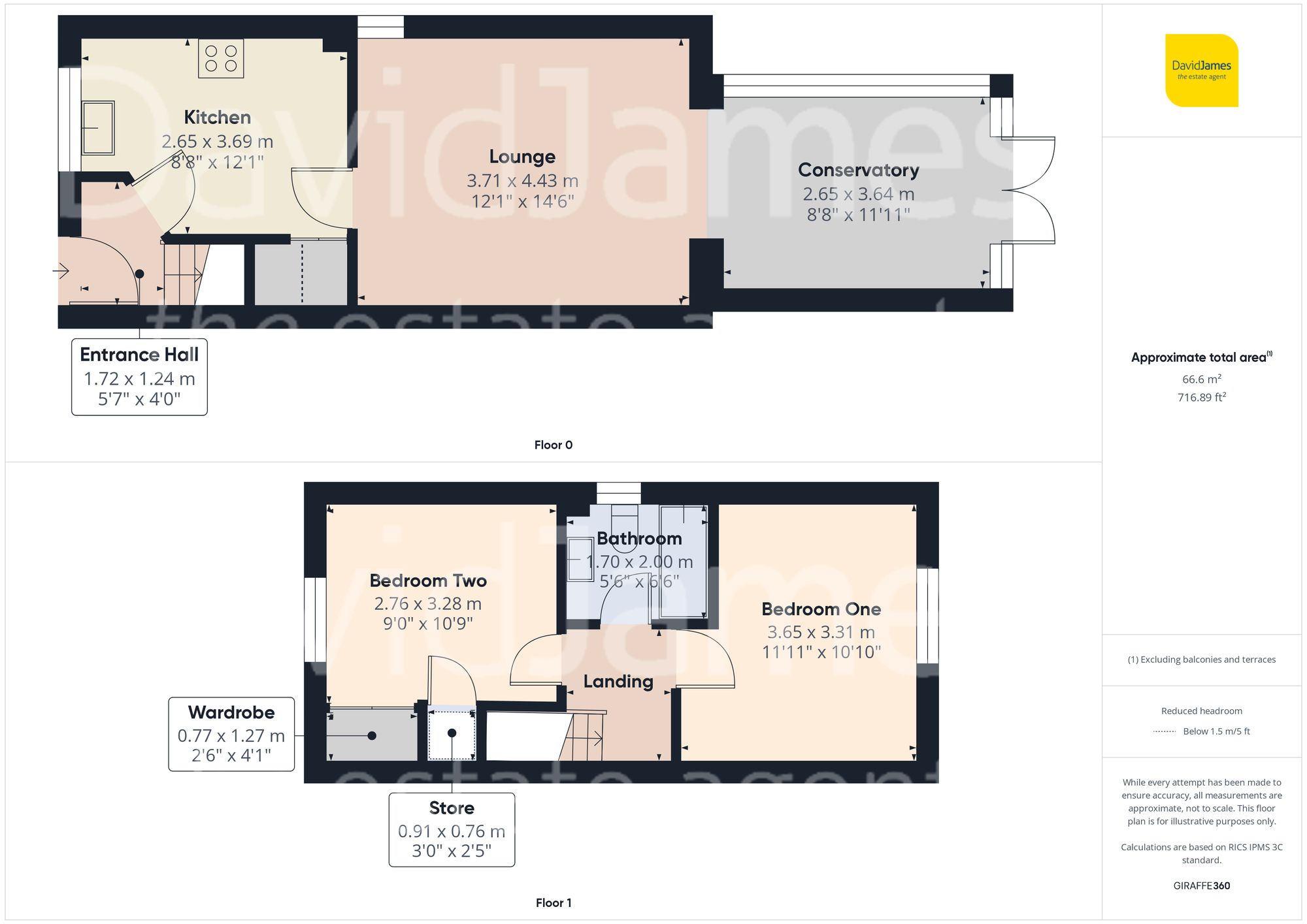 Floorplan for Bennett Street, Nottingham, NG3