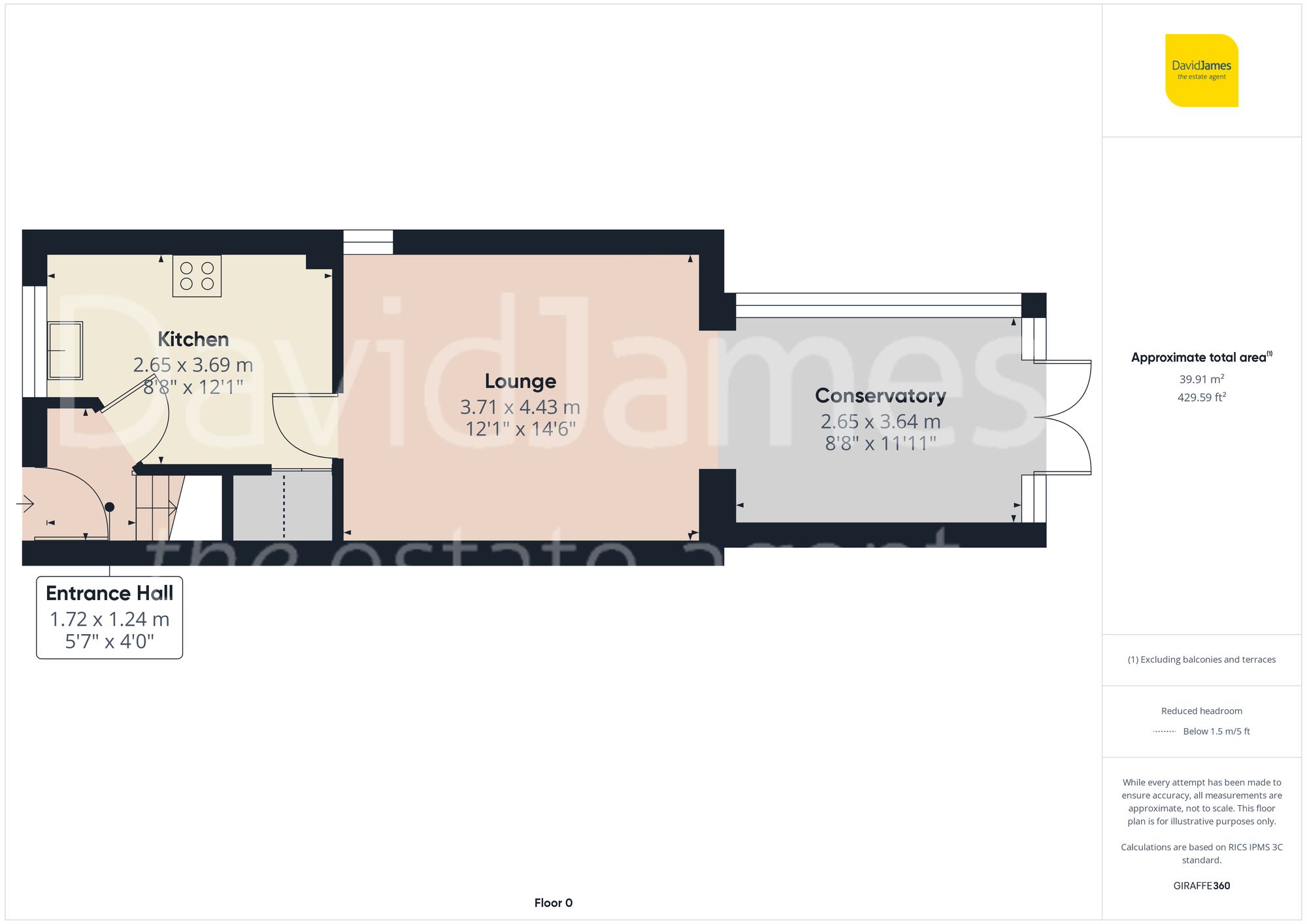 Floorplan for Bennett Street, Nottingham, NG3