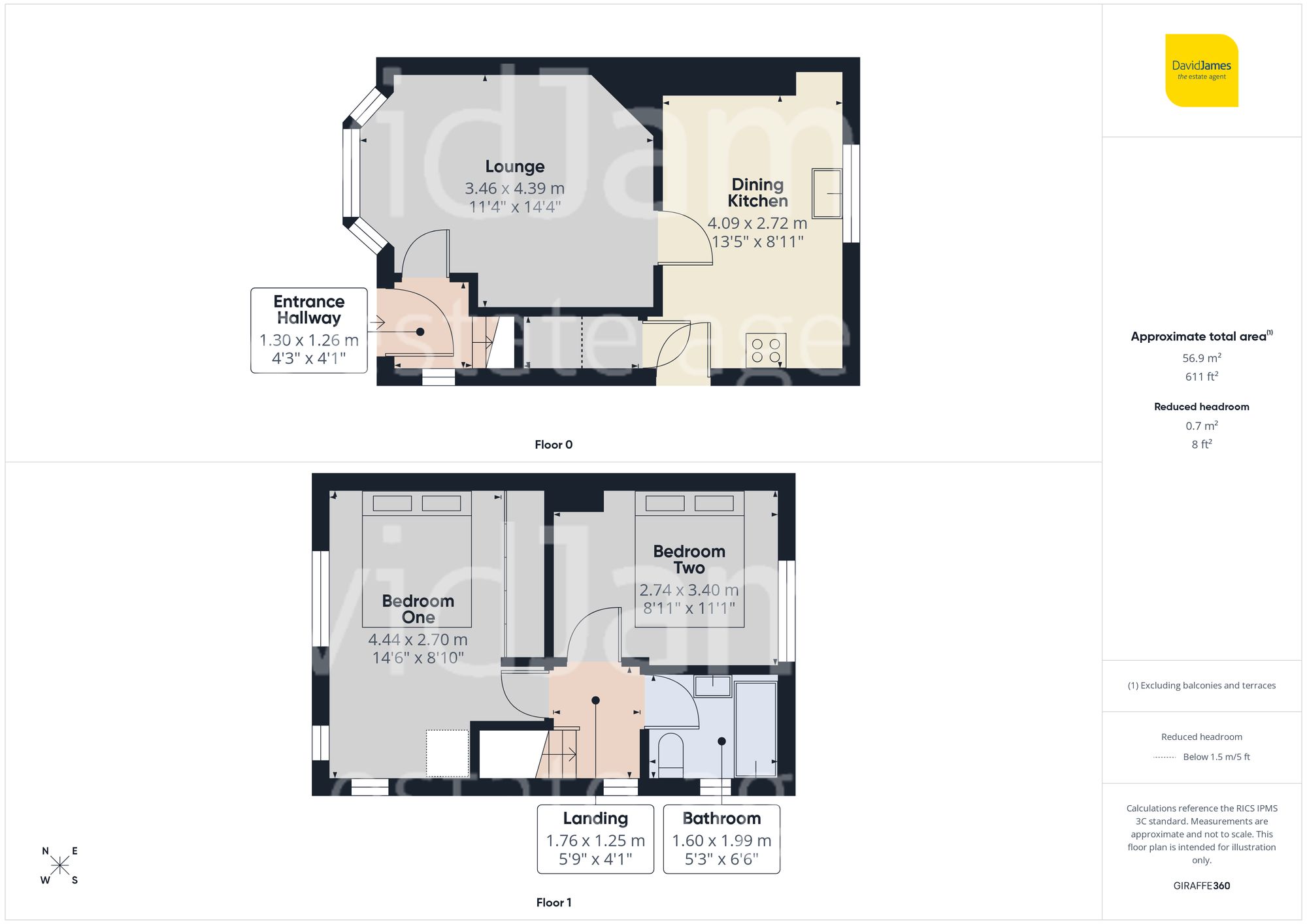 Floorplan for Kenrick Road, Mapperley, Nottingham