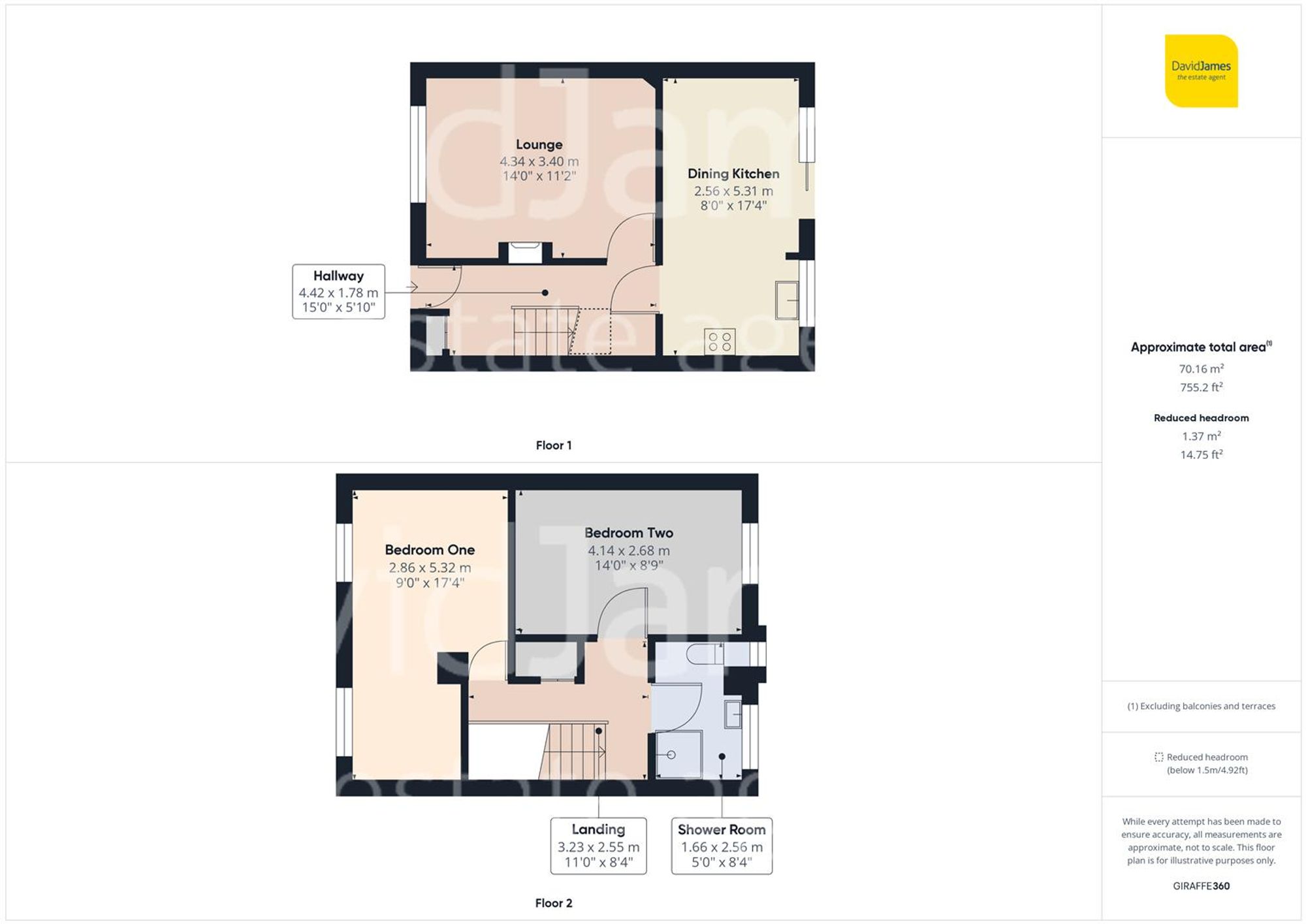 Floorplan for Horsham Drive, Top Valley, Nottingham