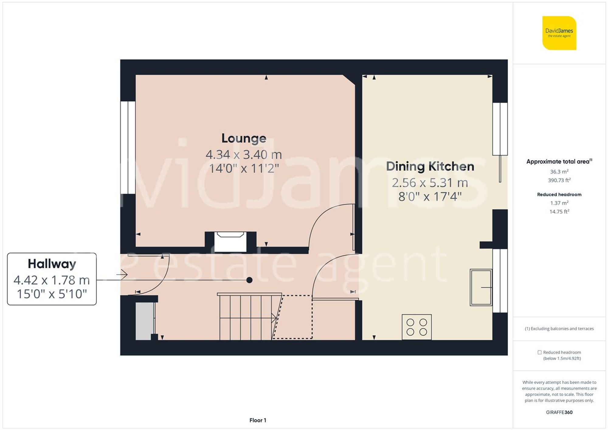 Floorplan for Horsham Drive, Top Valley, Nottingham