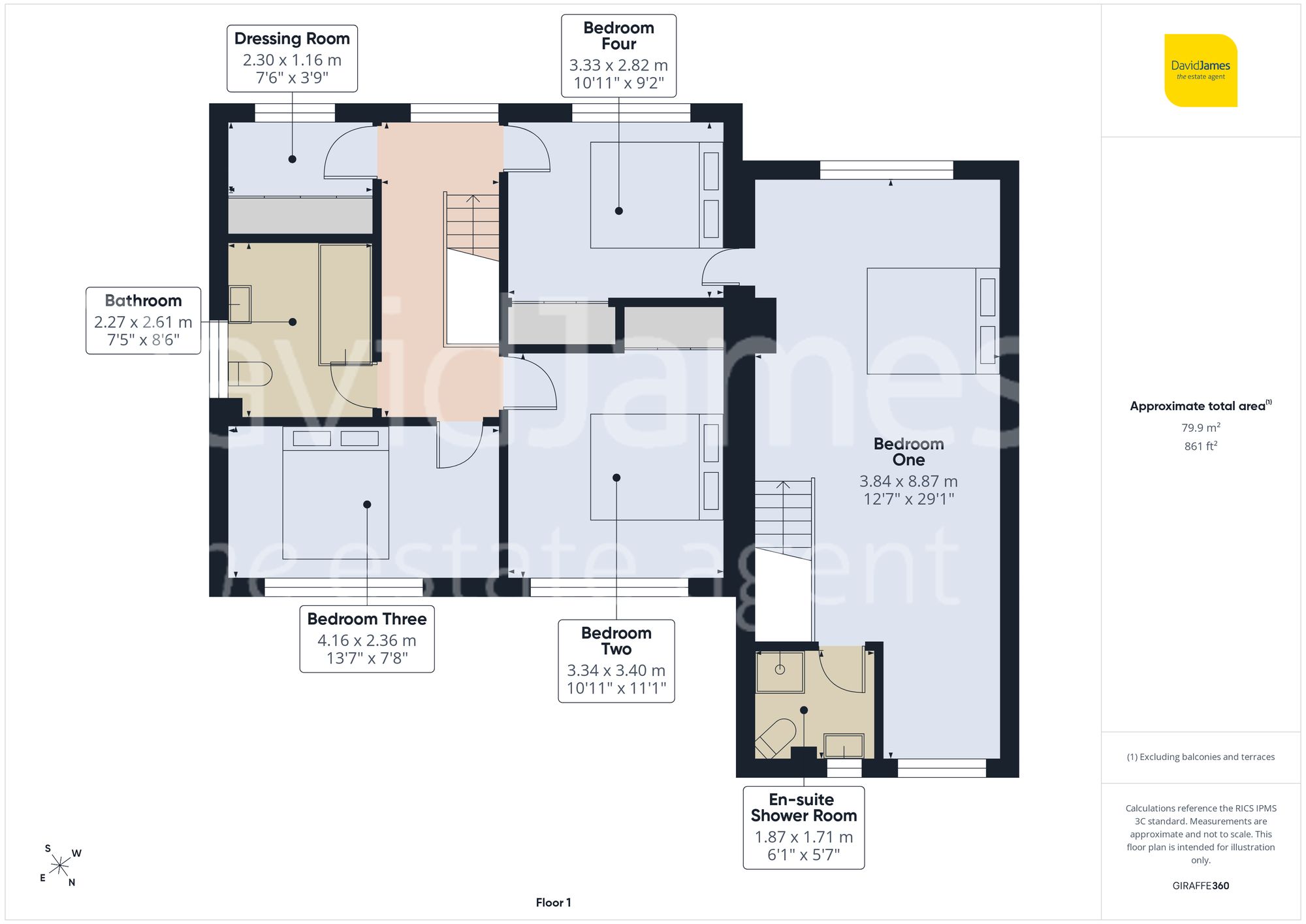 Floorplan for Elmhurst Avenue, Mapperley, Nottingham