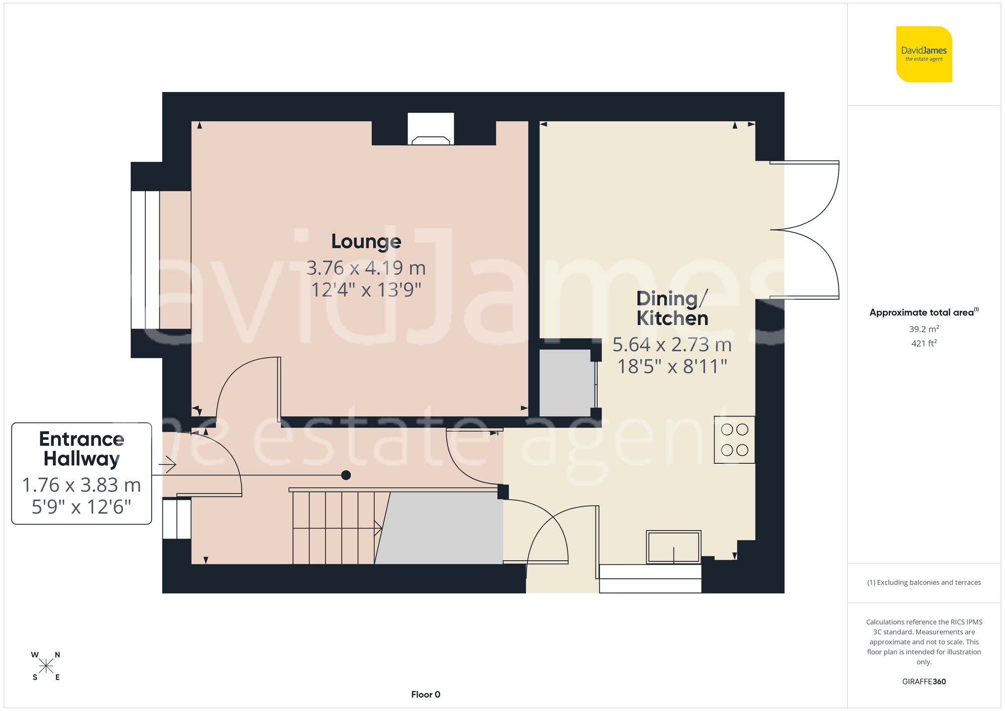 Floorplan for Perlethorpe Crescent, Gedling, Nottingham
