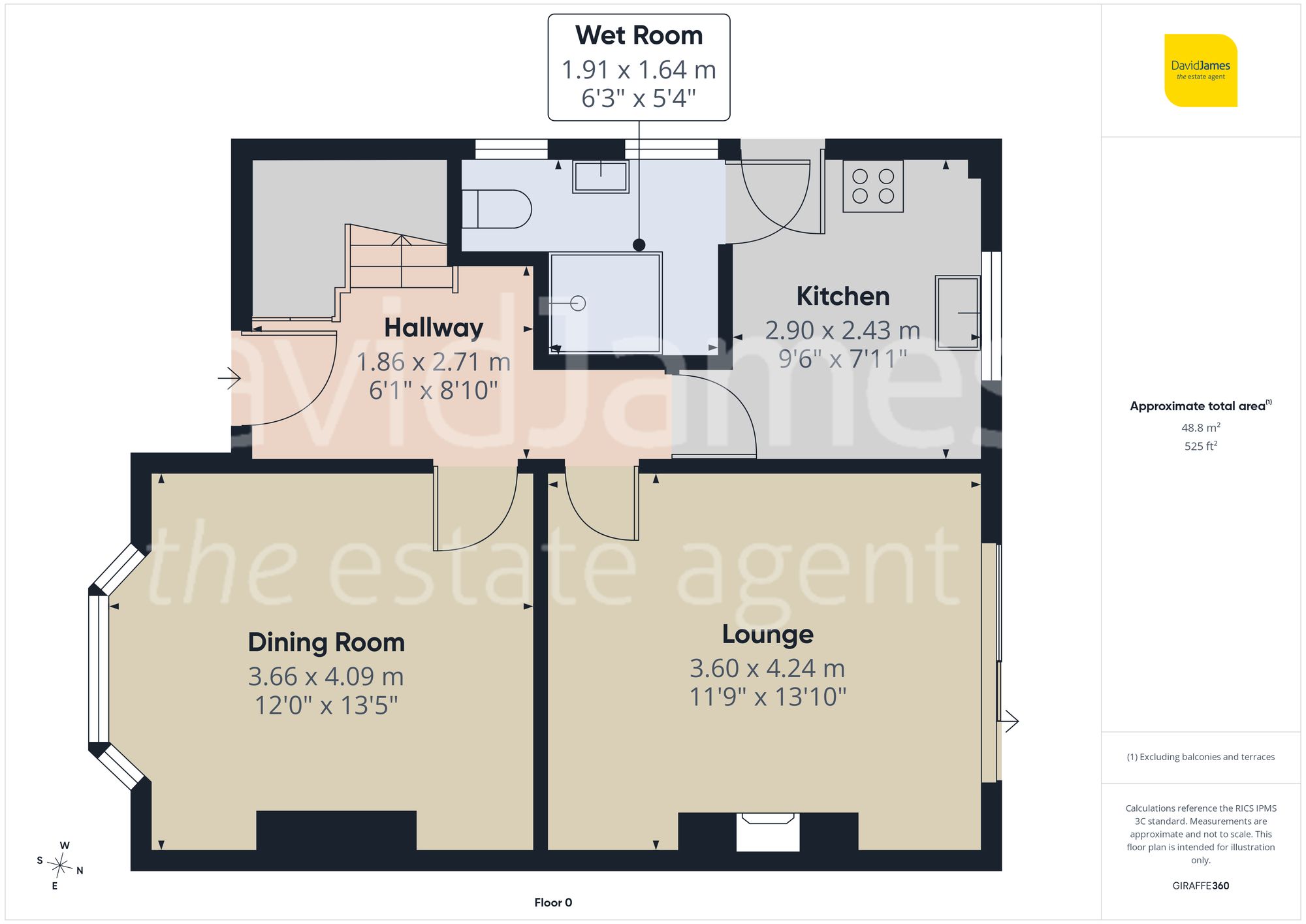Floorplan for Henley Rise, Nottingham