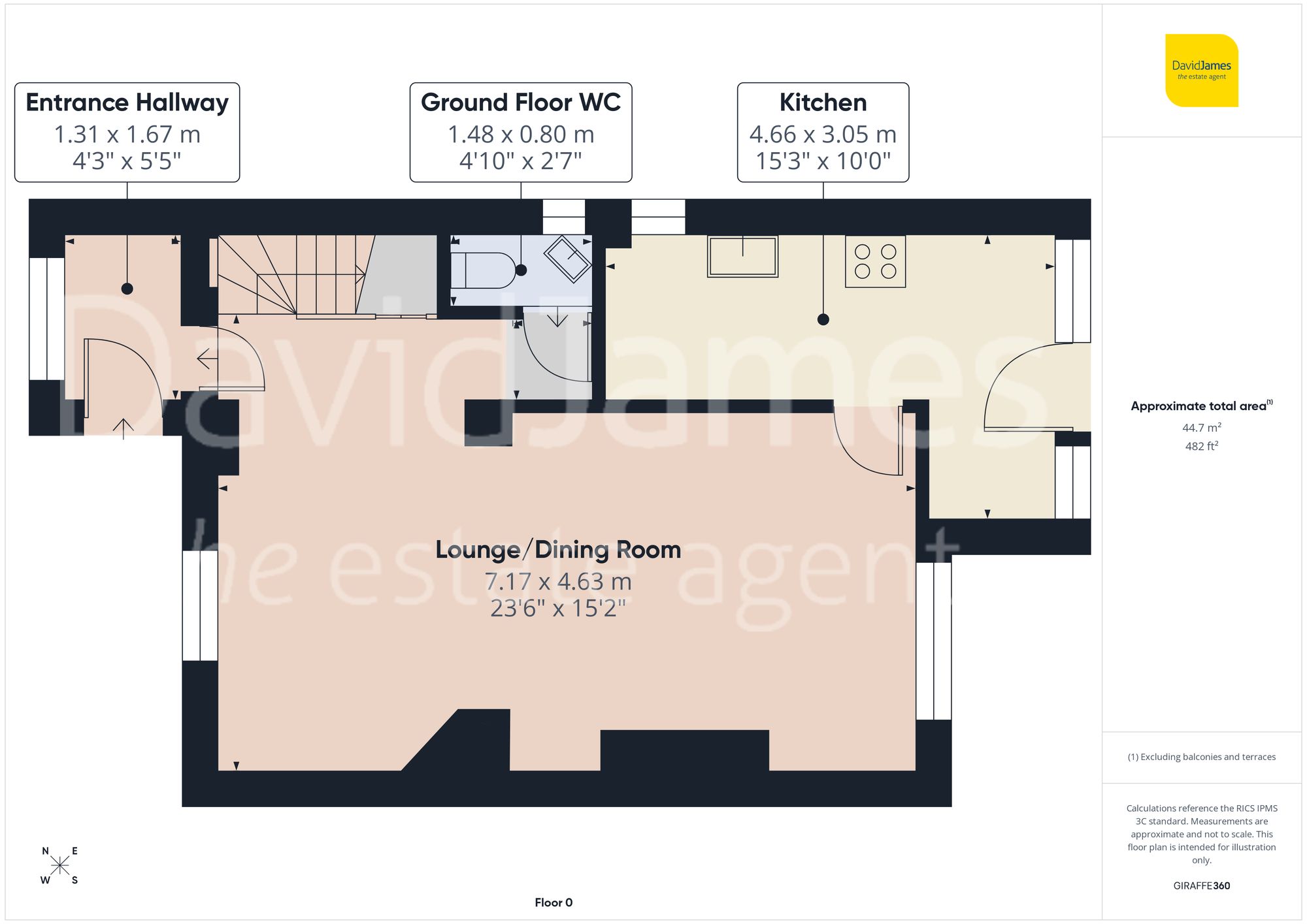 Floorplan for Marnham Drive, Nottingham