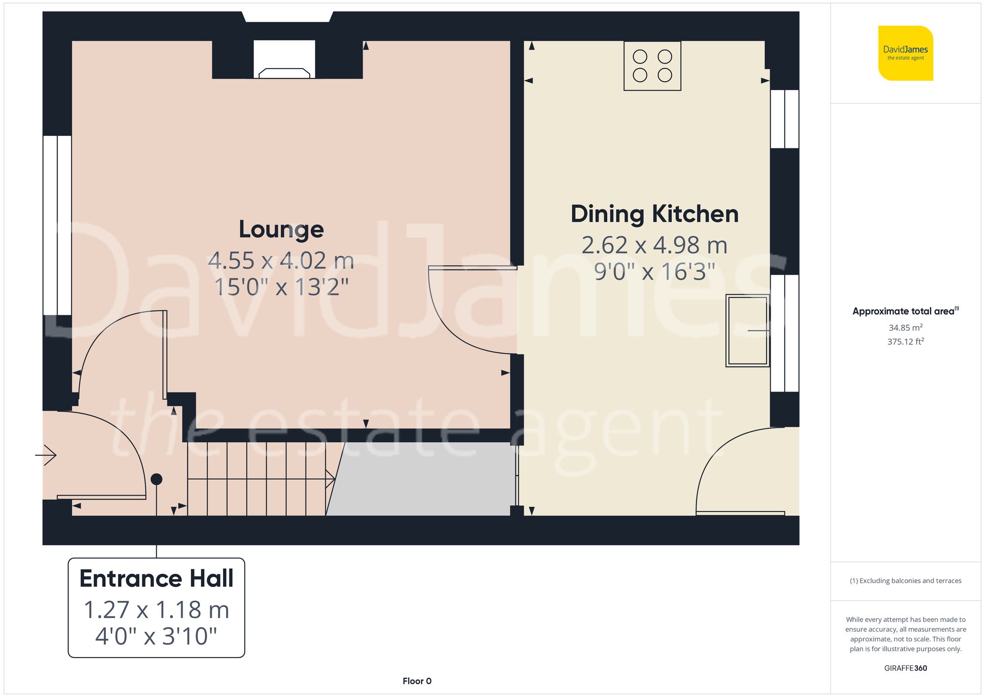 Floorplan for Crossman Street, Sherwood, Nottingham