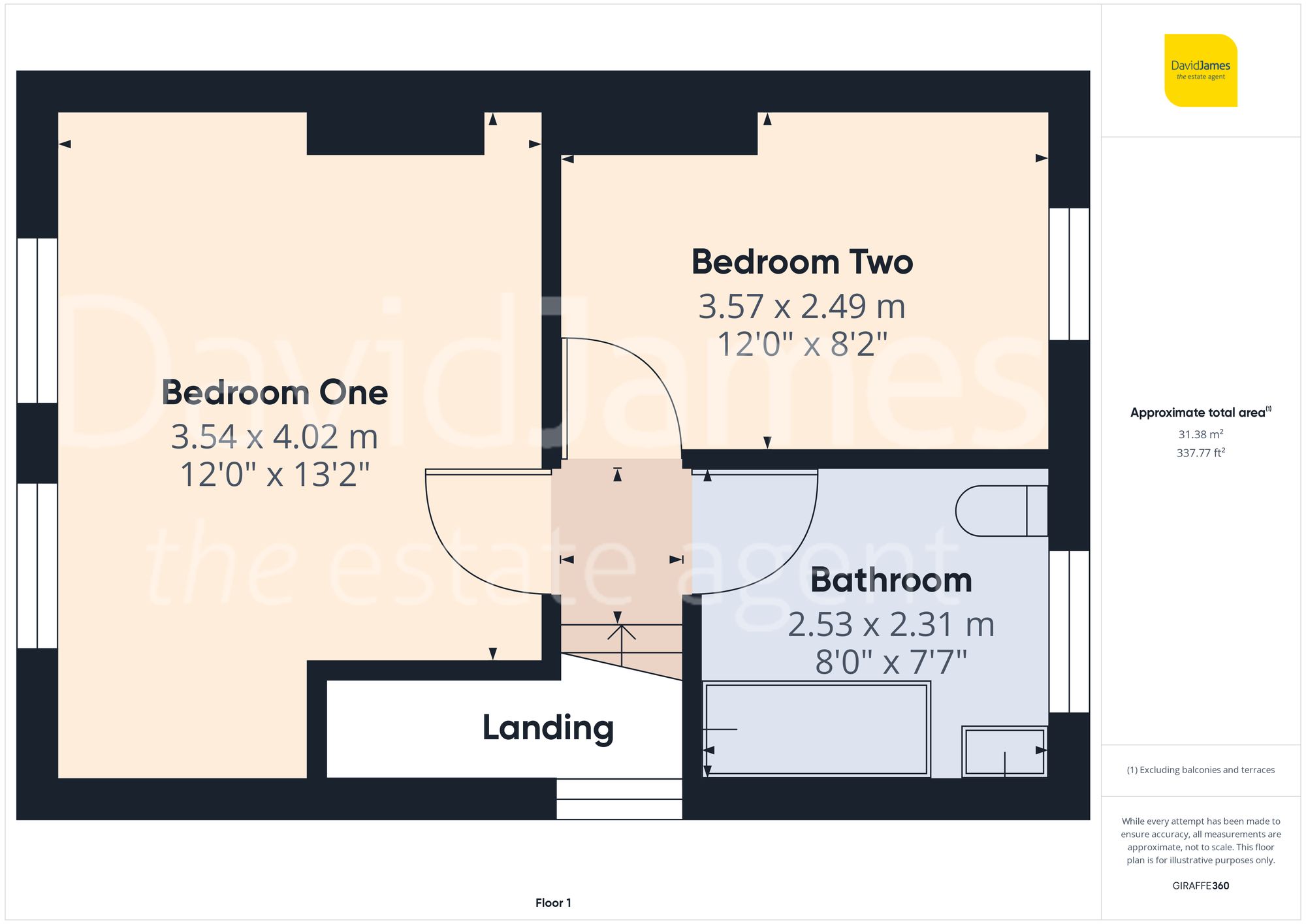 Floorplan for Crossman Street, Sherwood, Nottingham