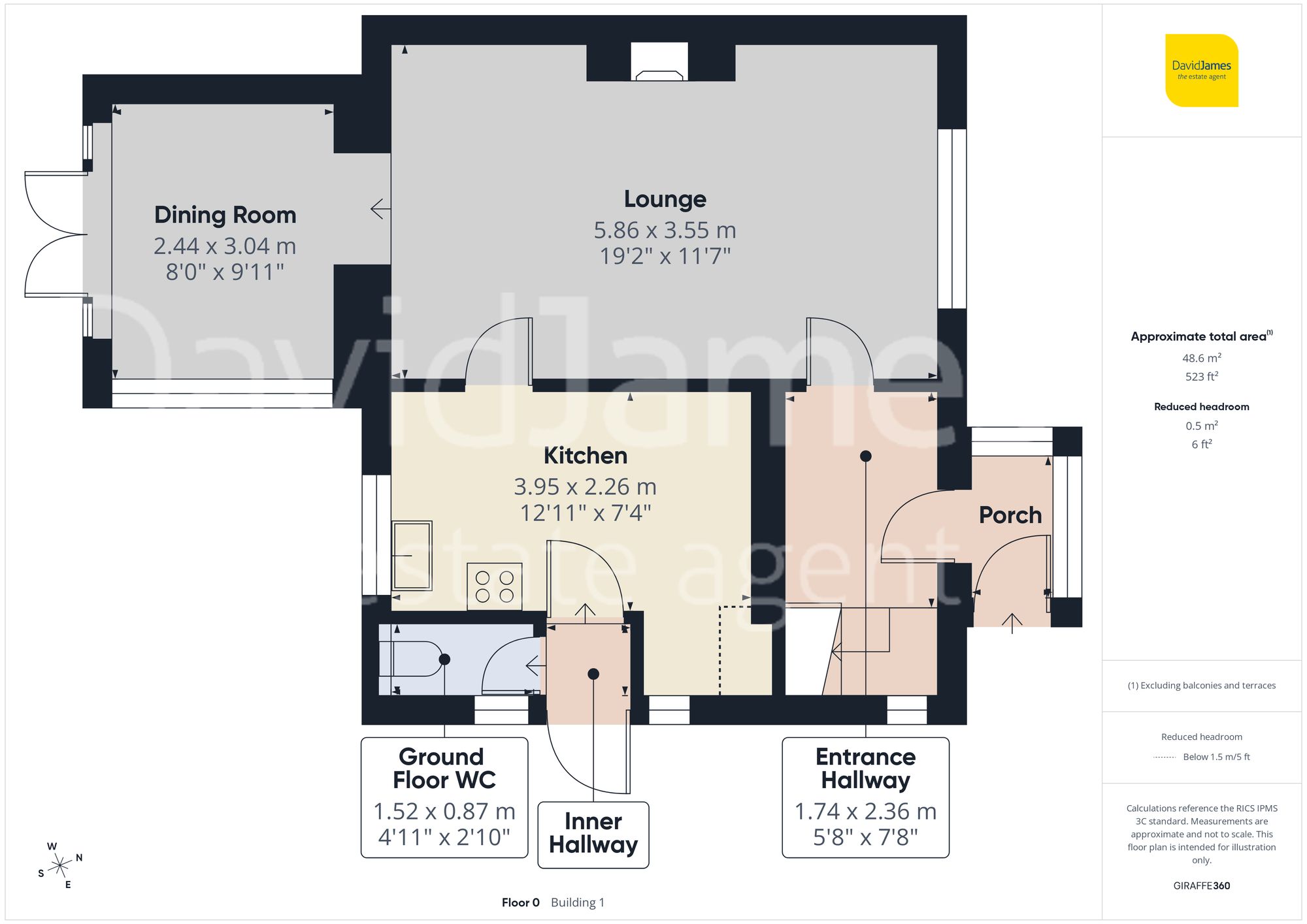 Floorplan for Glendon Drive, Sherwood, Nottingham