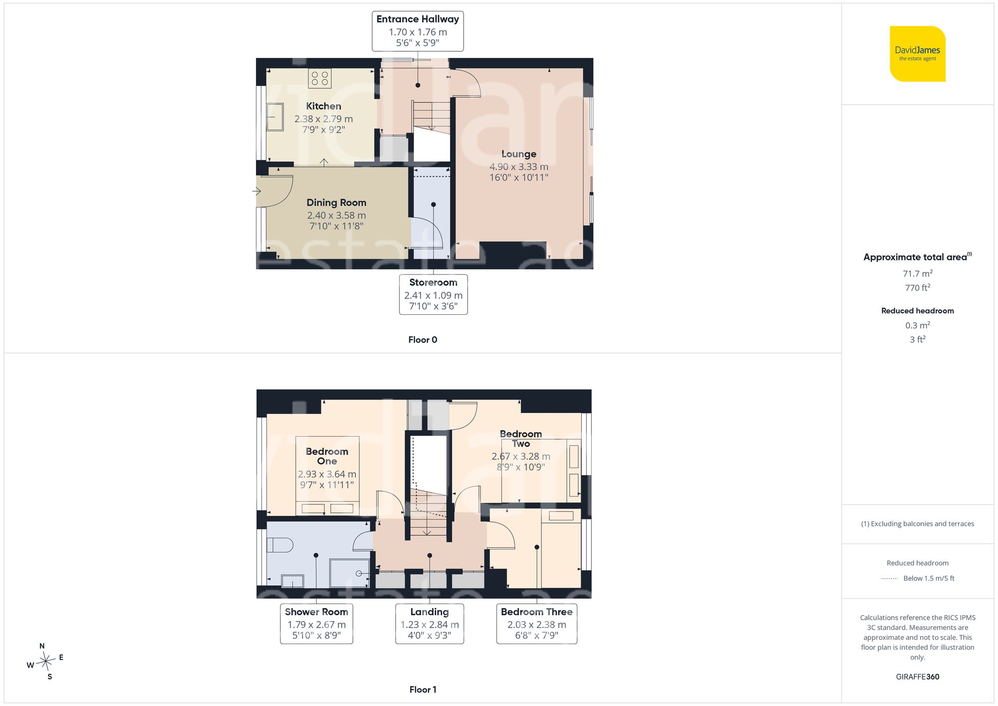 Floorplan for Jarvis Avenue, Bakersfield, Nottingham