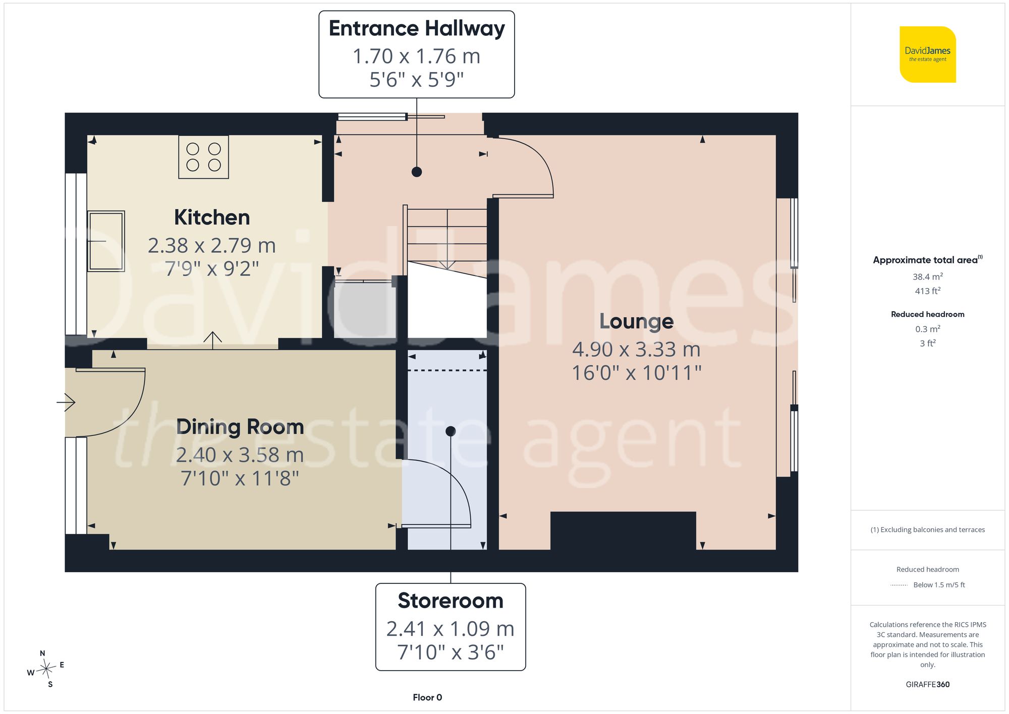 Floorplan for Jarvis Avenue, Bakersfield, Nottingham