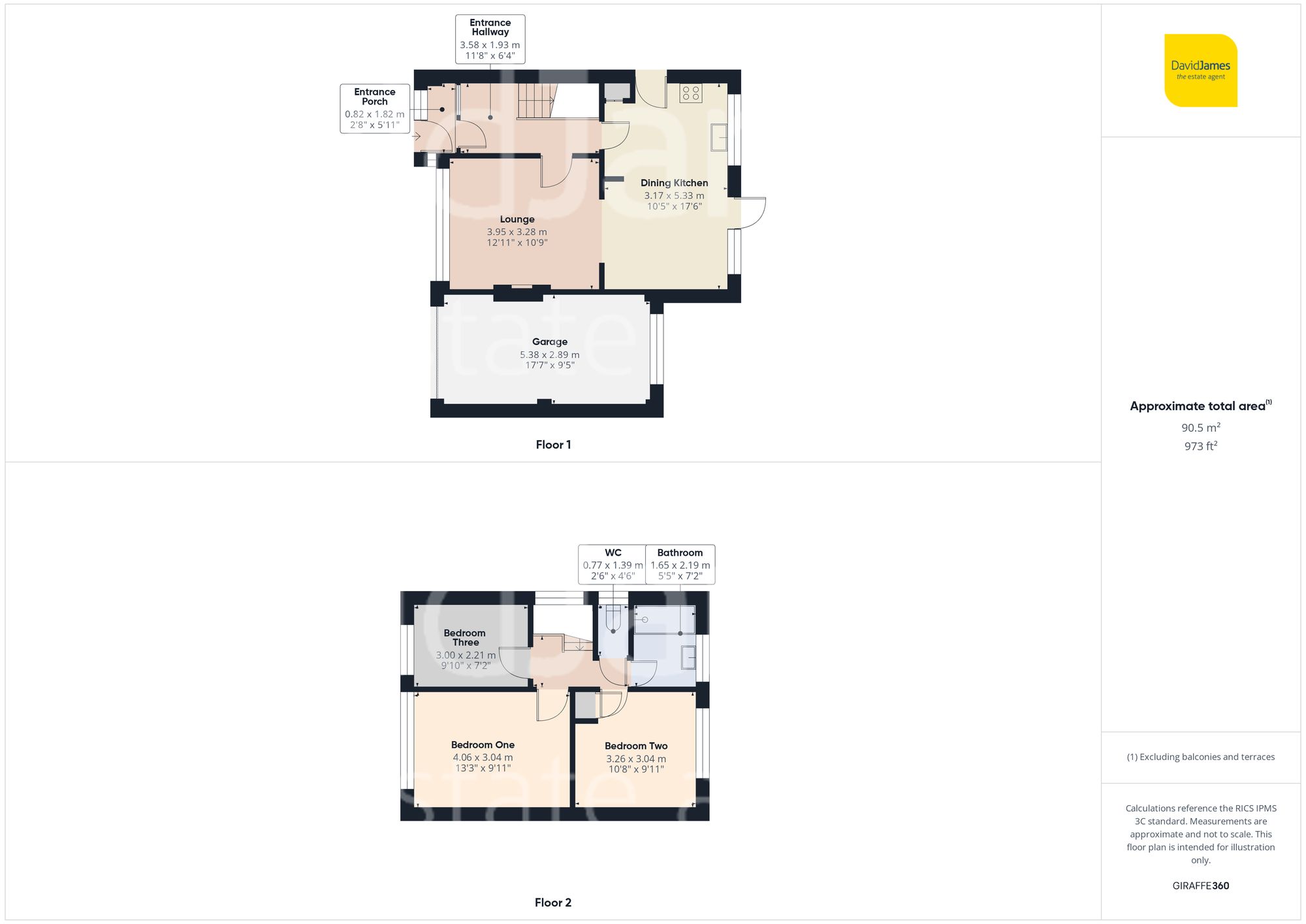 Floorplan for Byrne Court, Arnold, Nottingham