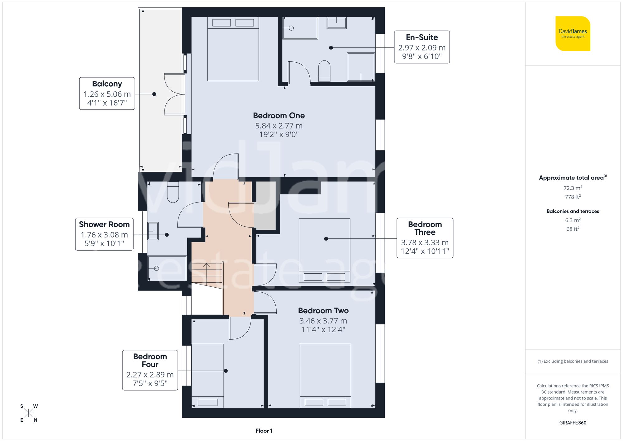 Floorplan for Park Avenue, Woodborough, Nottingham