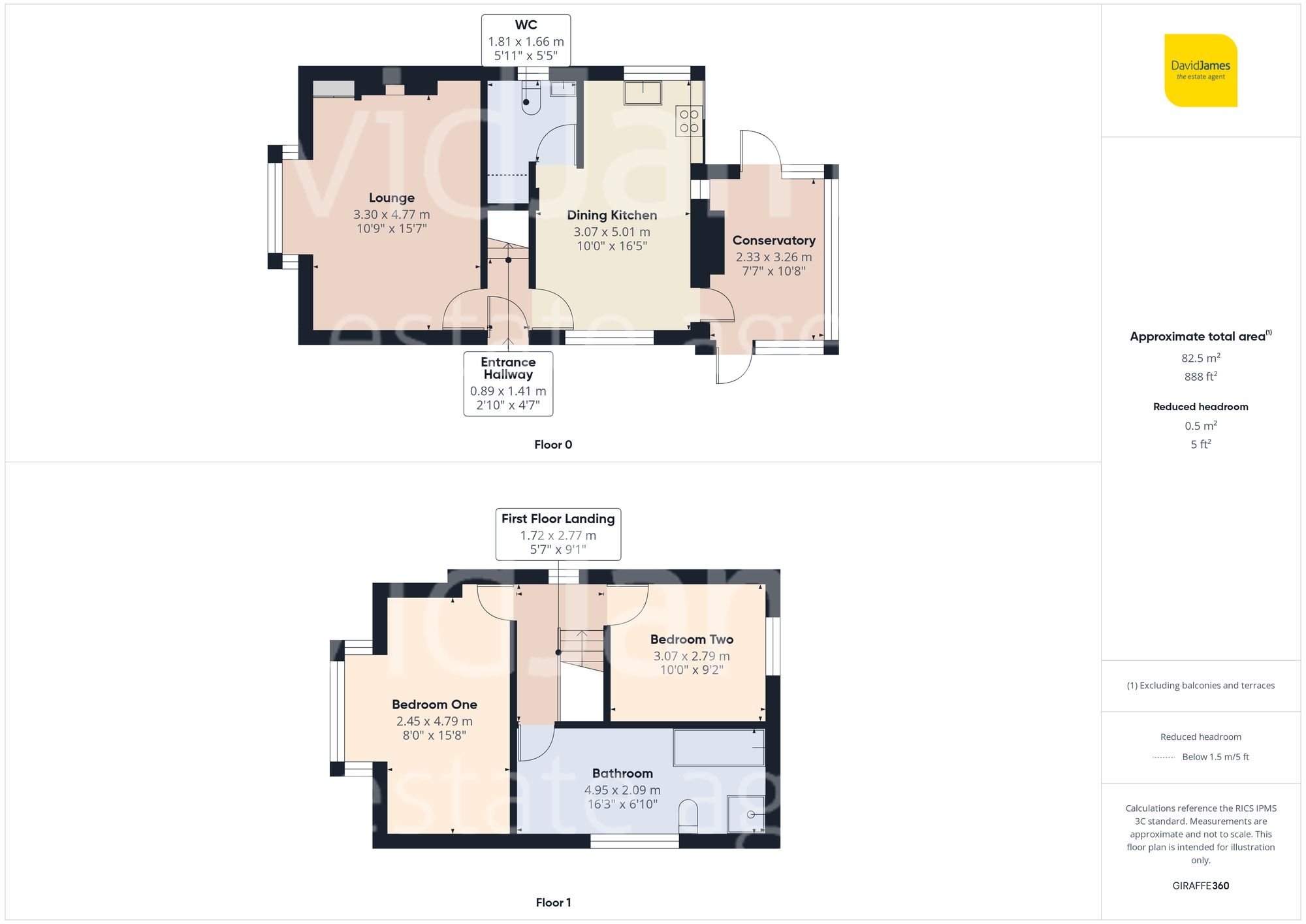 Floorplan for Ashdale Road, Bakersfield, Nottingham