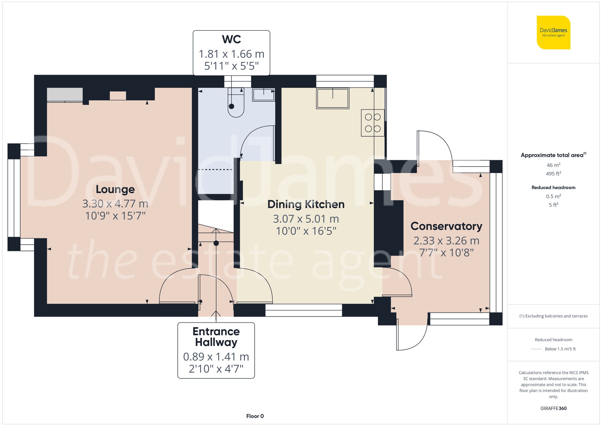 Floorplan for Ashdale Road, Bakersfield, Nottingham