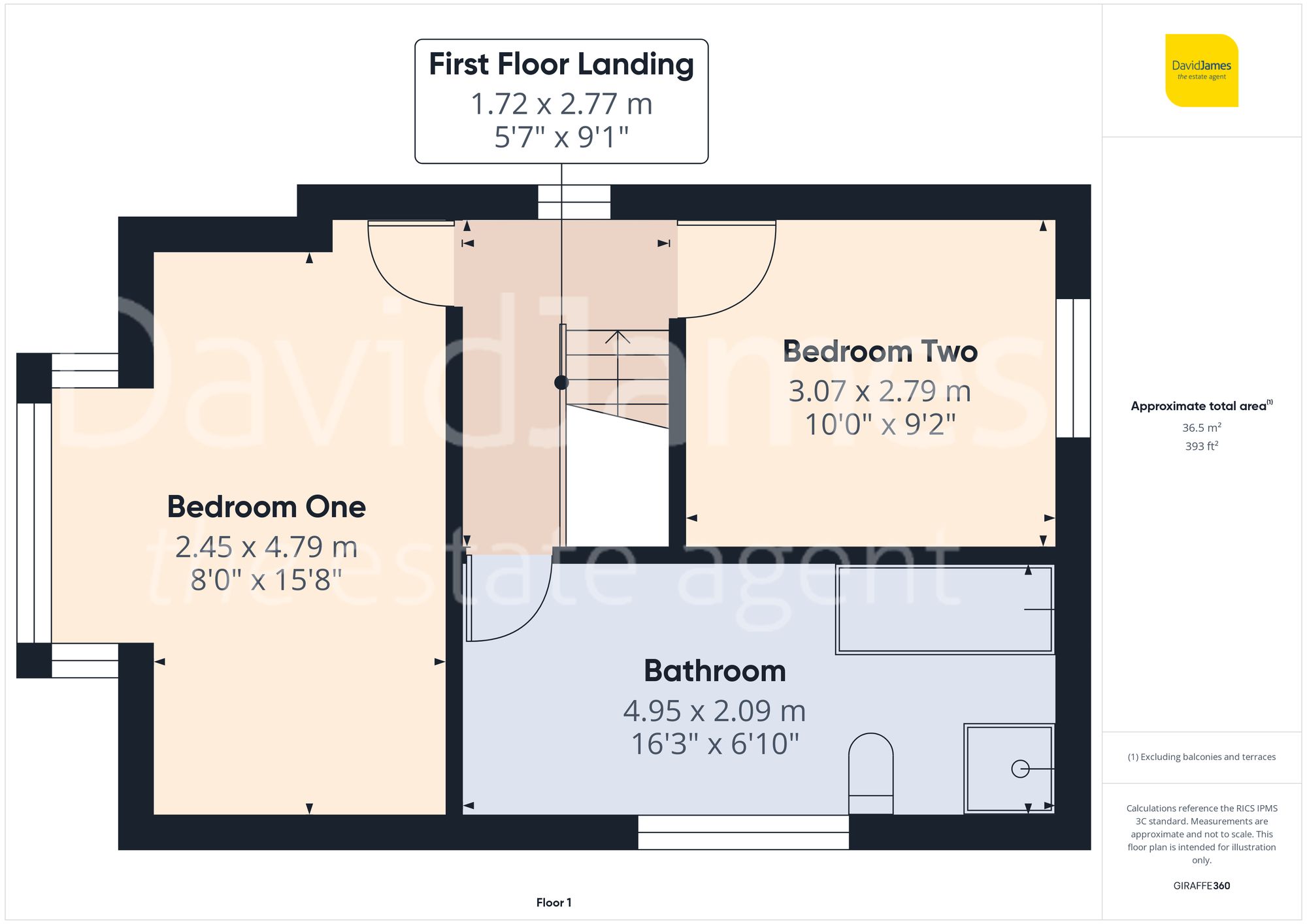 Floorplan for Ashdale Road, Bakersfield, Nottingham