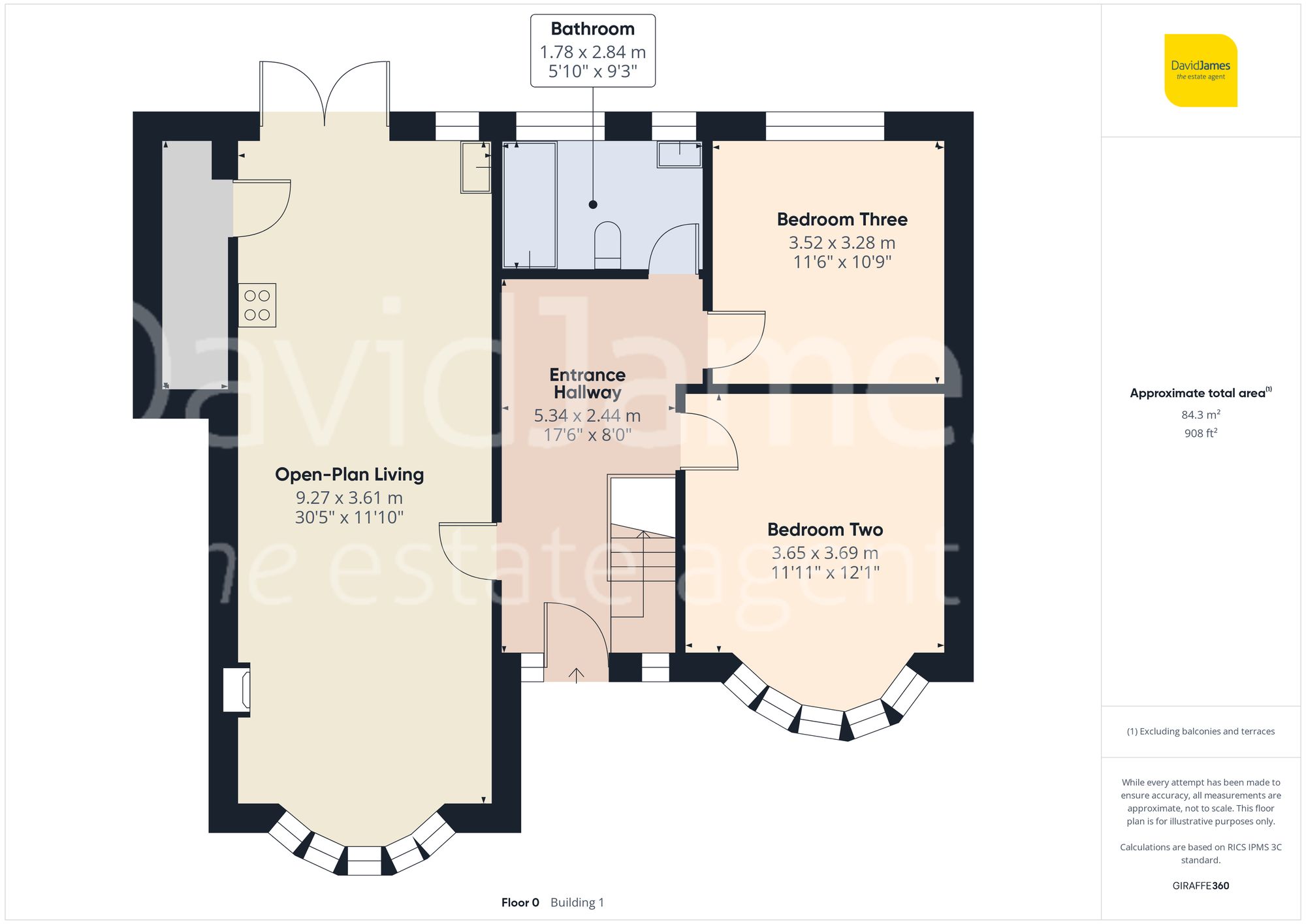 Floorplan for Somersby Road, Woodthorpe, Nottingham
