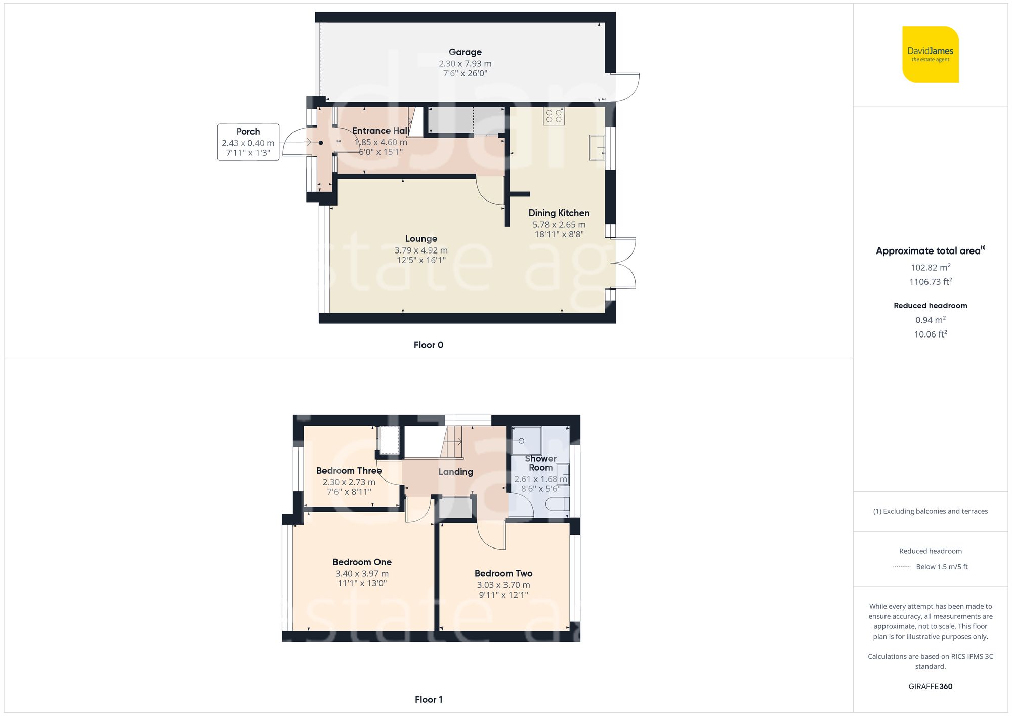 Floorplan for Revelstoke Way, Rise Park, Nottingham