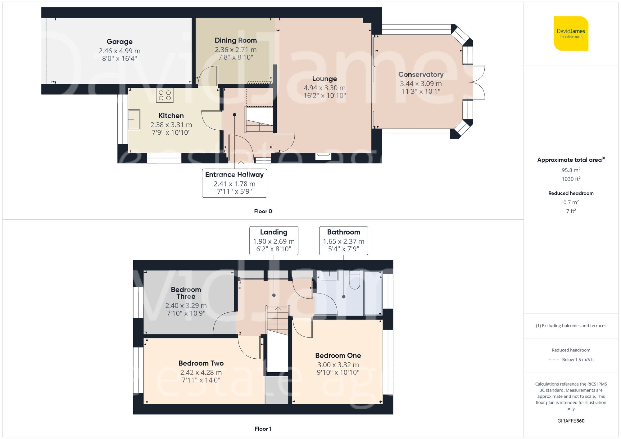 Floorplan for Thorney Hill, Nottingham