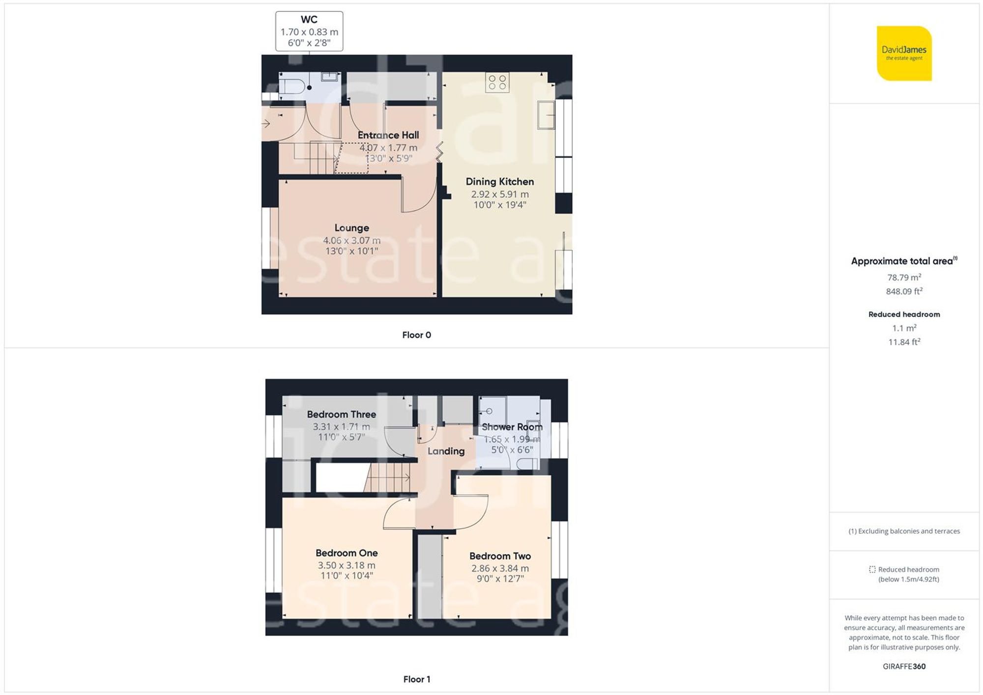 Floorplan for Chevin Gardens, Top Valley, Nottingham