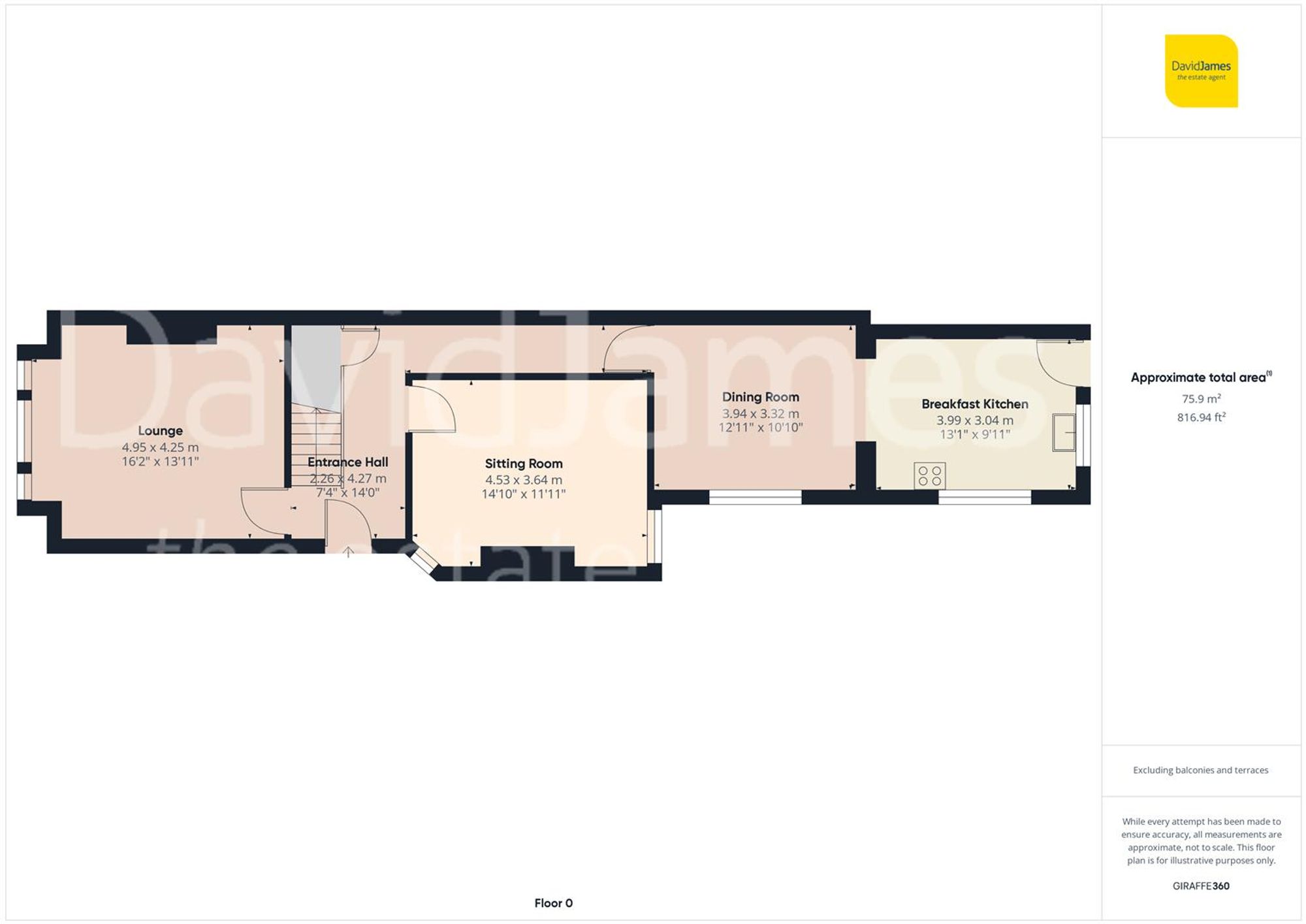 Floorplan for Gedling Grove, Nottingham