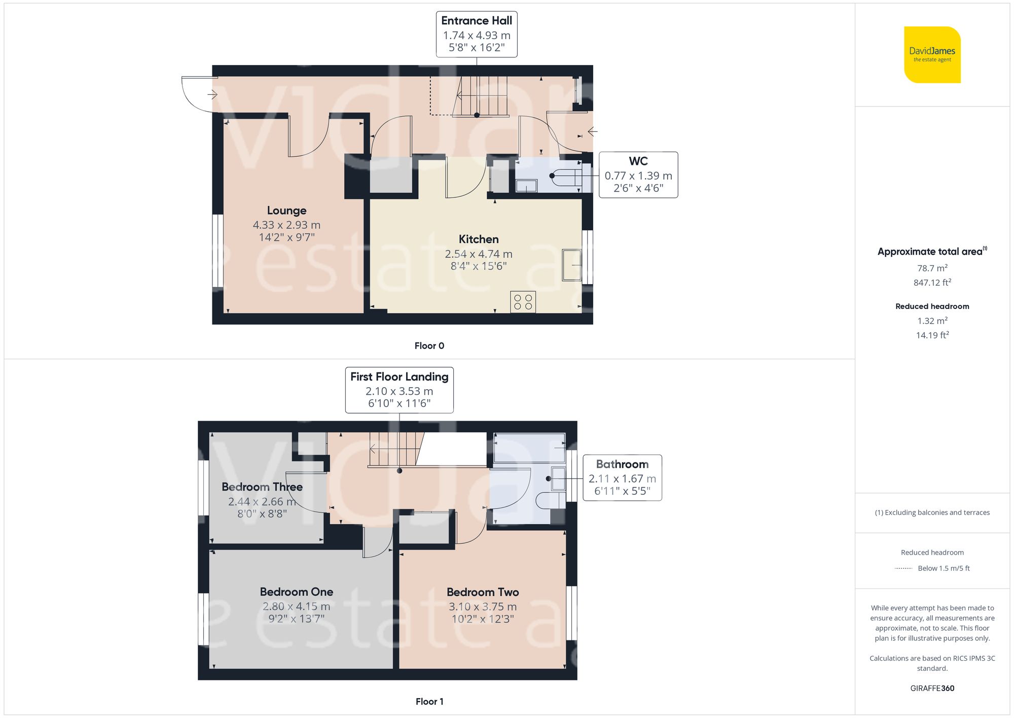 Floorplan for Thornbury Way, Top Valley, Nottingham