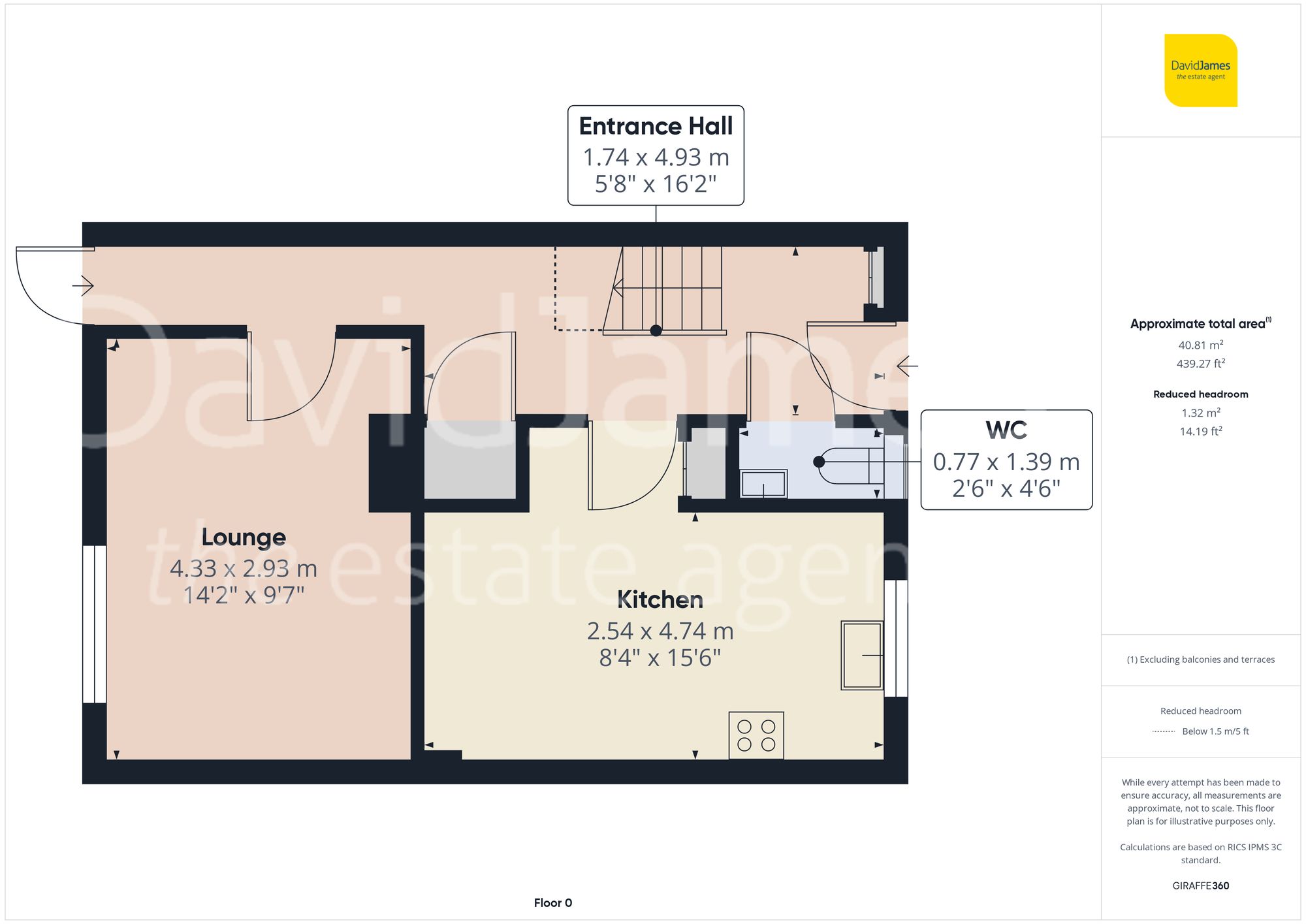 Floorplan for Thornbury Way, Top Valley, Nottingham