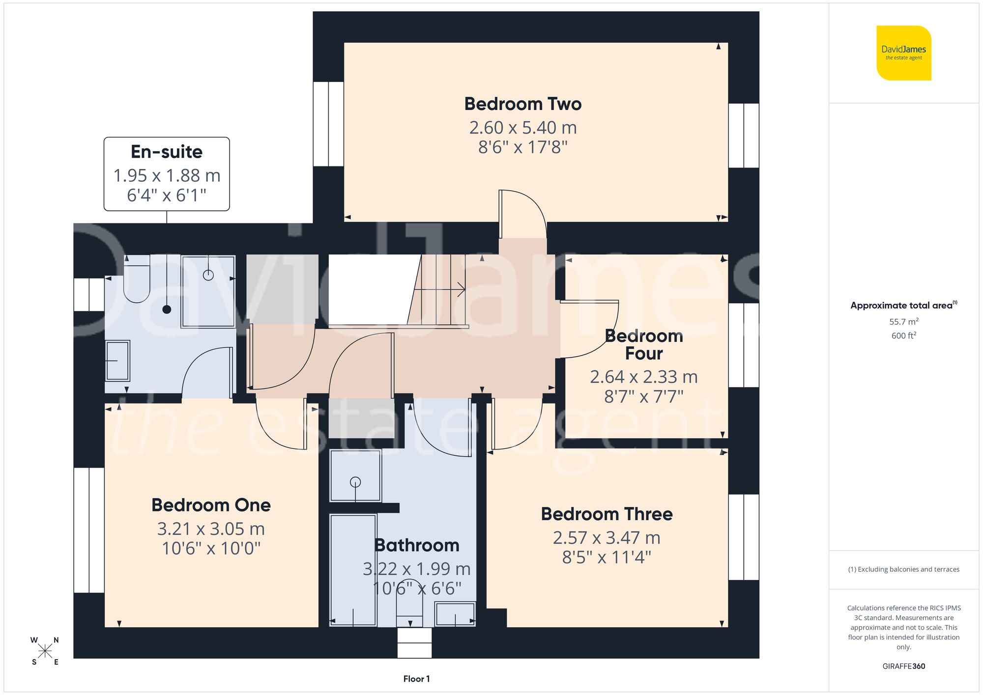 Floorplan for Chedington Avenue, Mapperley, Nottingham