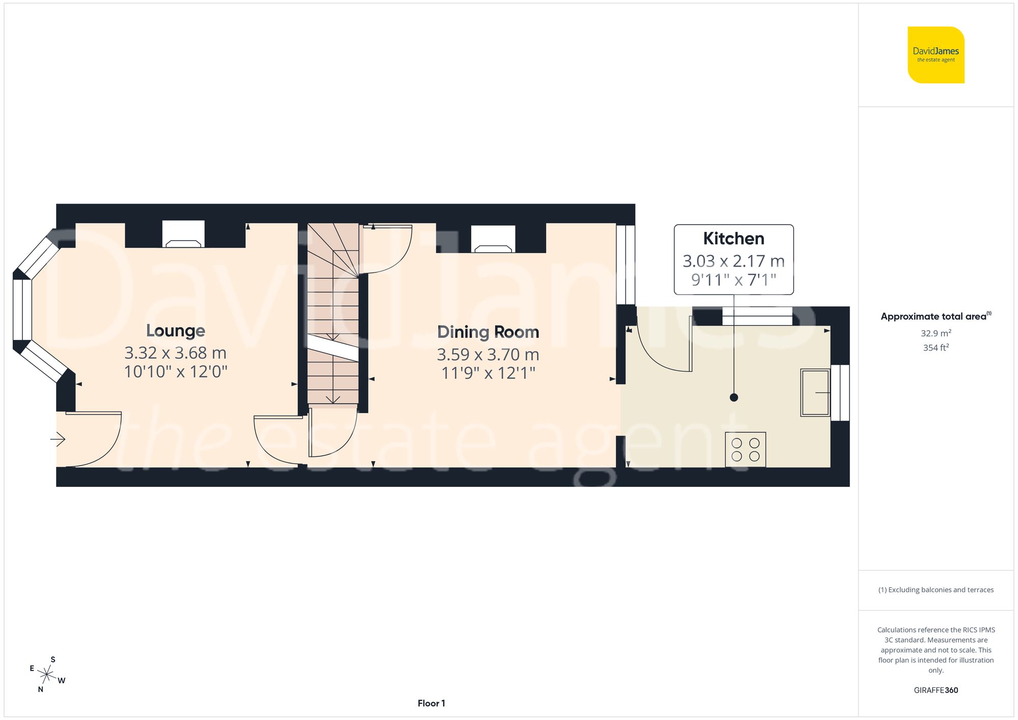 Floorplan for Sedgley Avenue, Sneinton, Nottingham