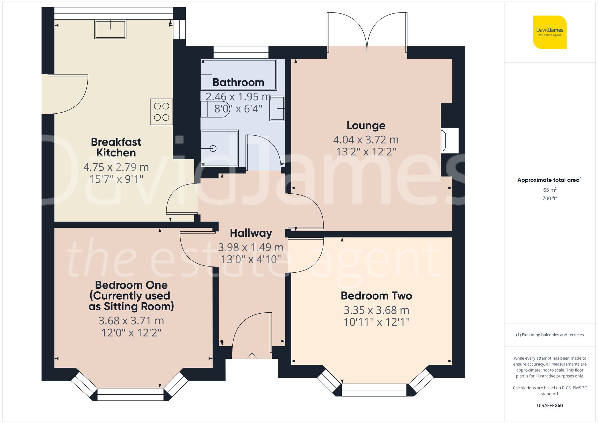 Floorplan for Douglas Avenue, Cartlon, Nottingham