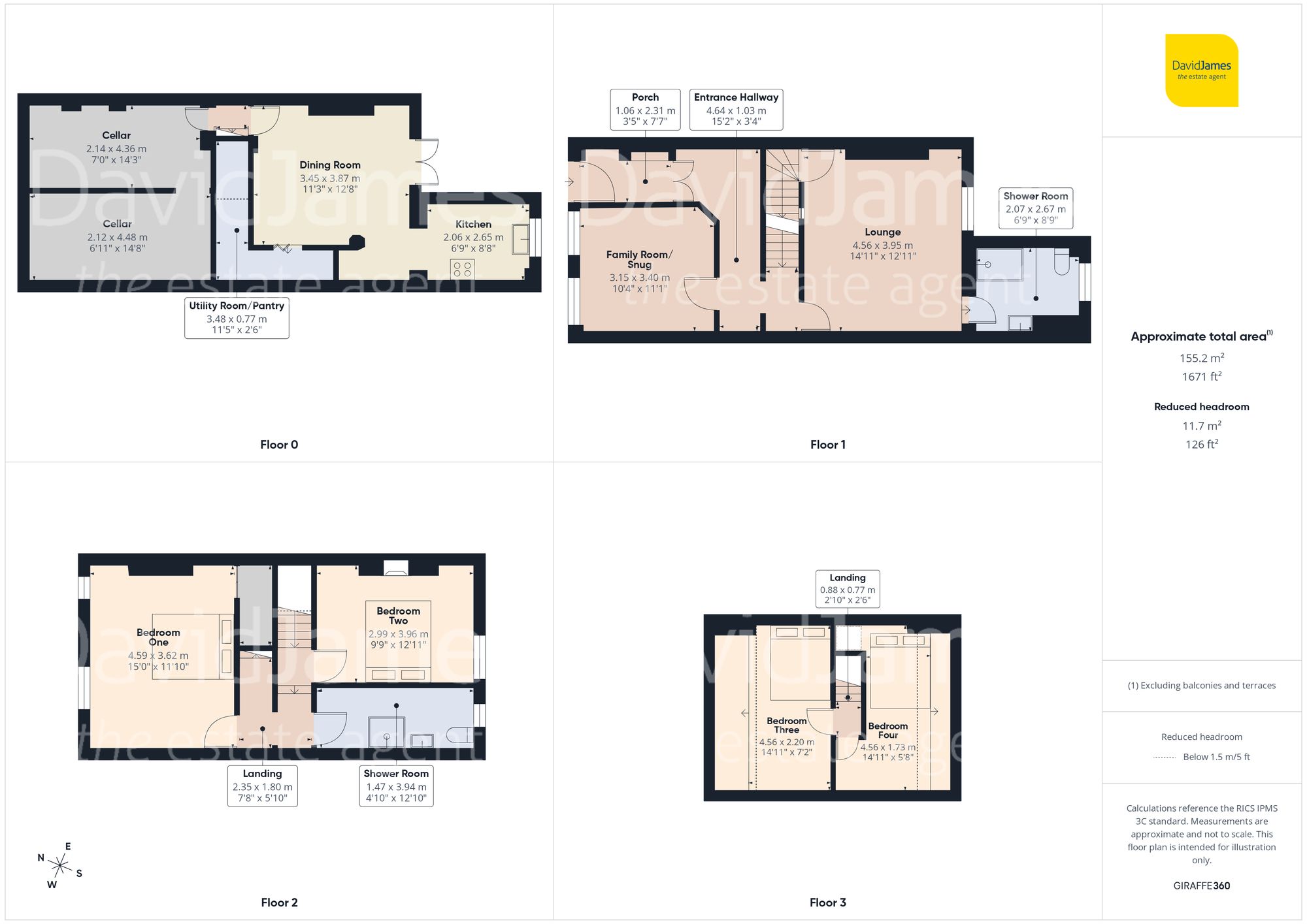 Floorplan for Woodborough Road, Mapperley, Nottingham