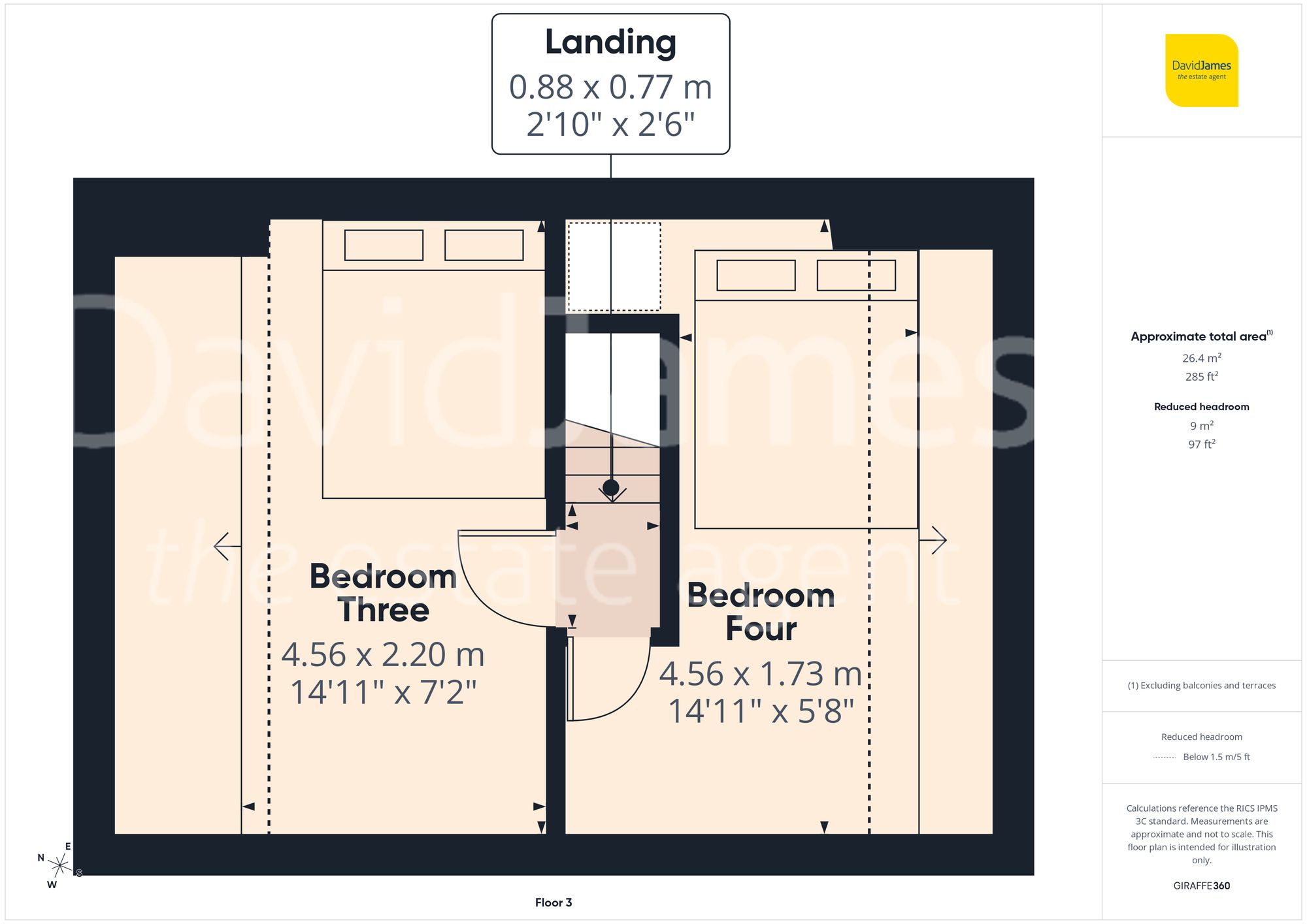 Floorplan for Woodborough Road, Mapperley, Nottingham