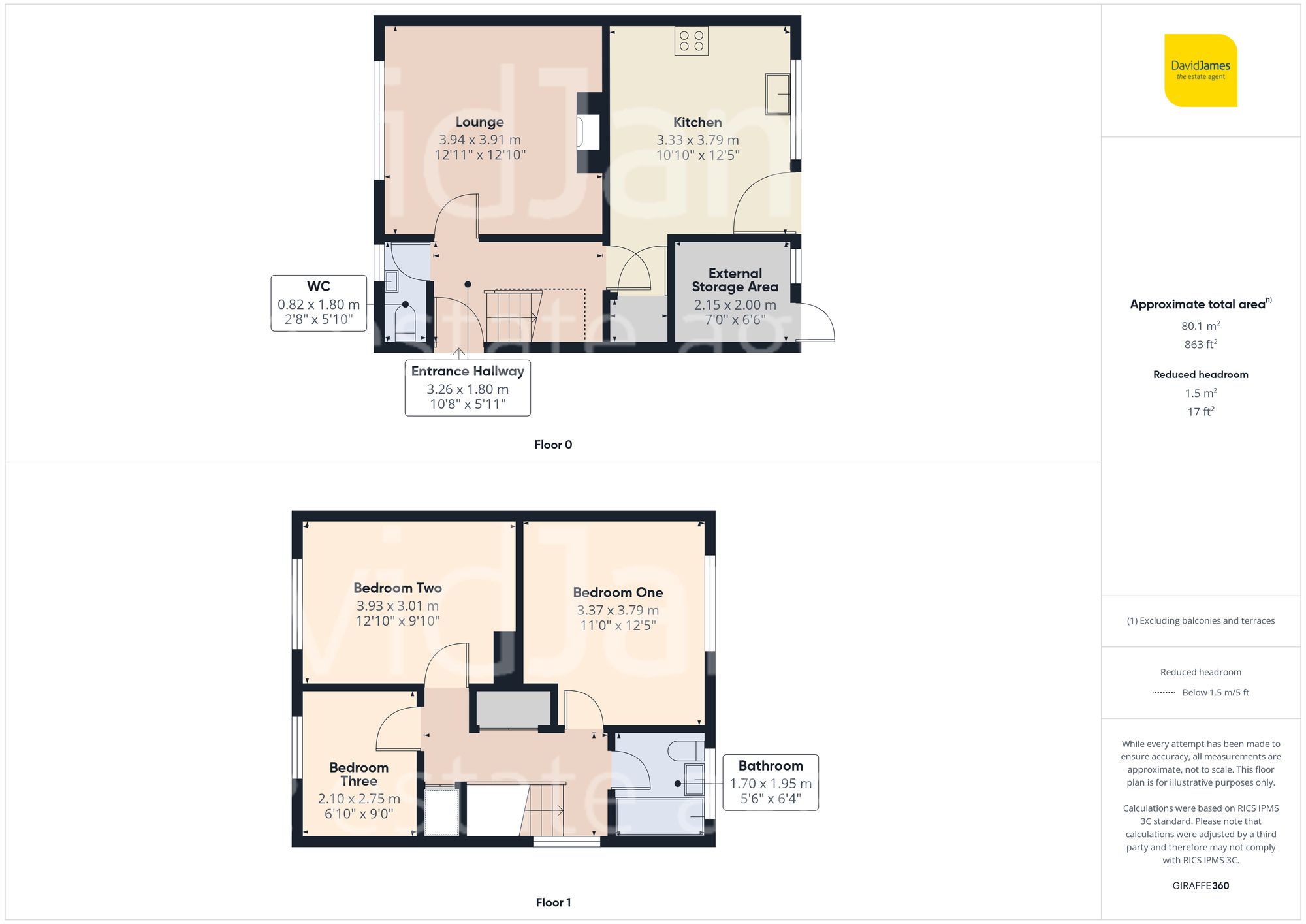Floorplan for Cromwell Crescent, Lambley, Nottingham